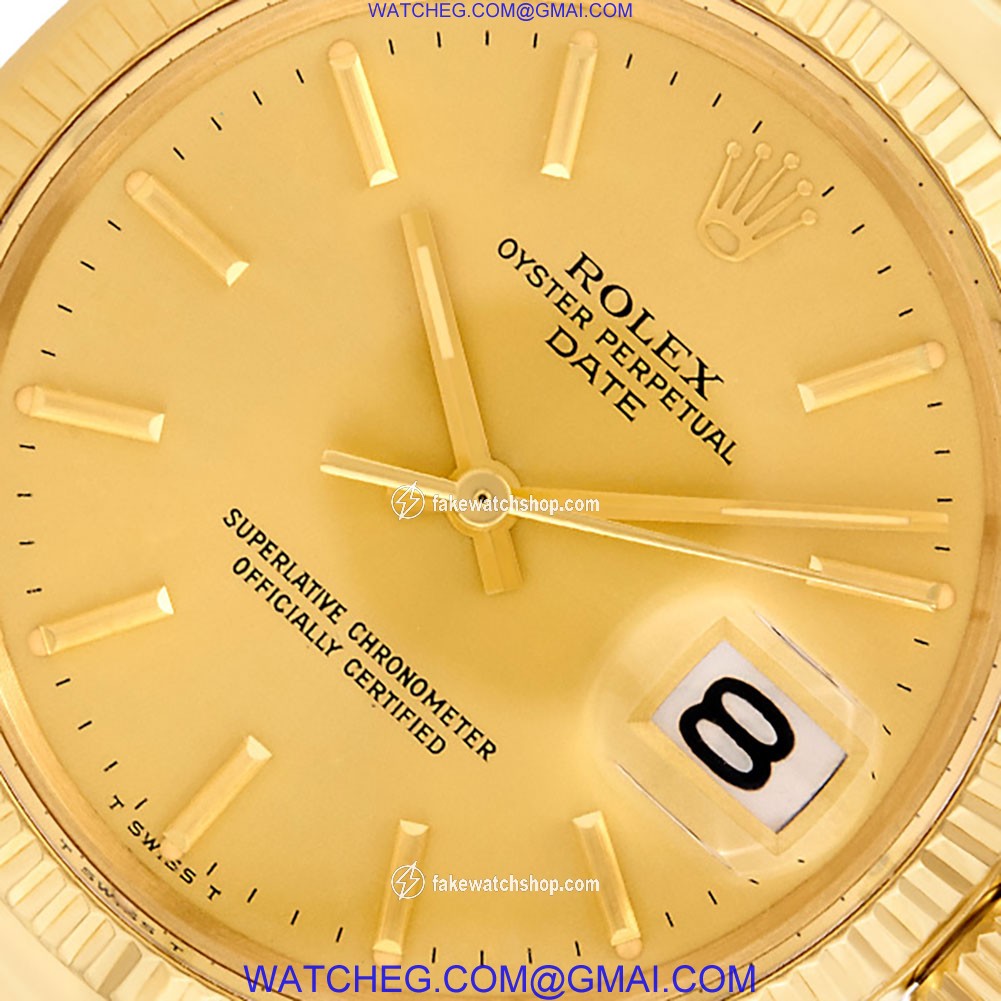 Rolex 1501 Date Automatic Male 18k yellow gold 4