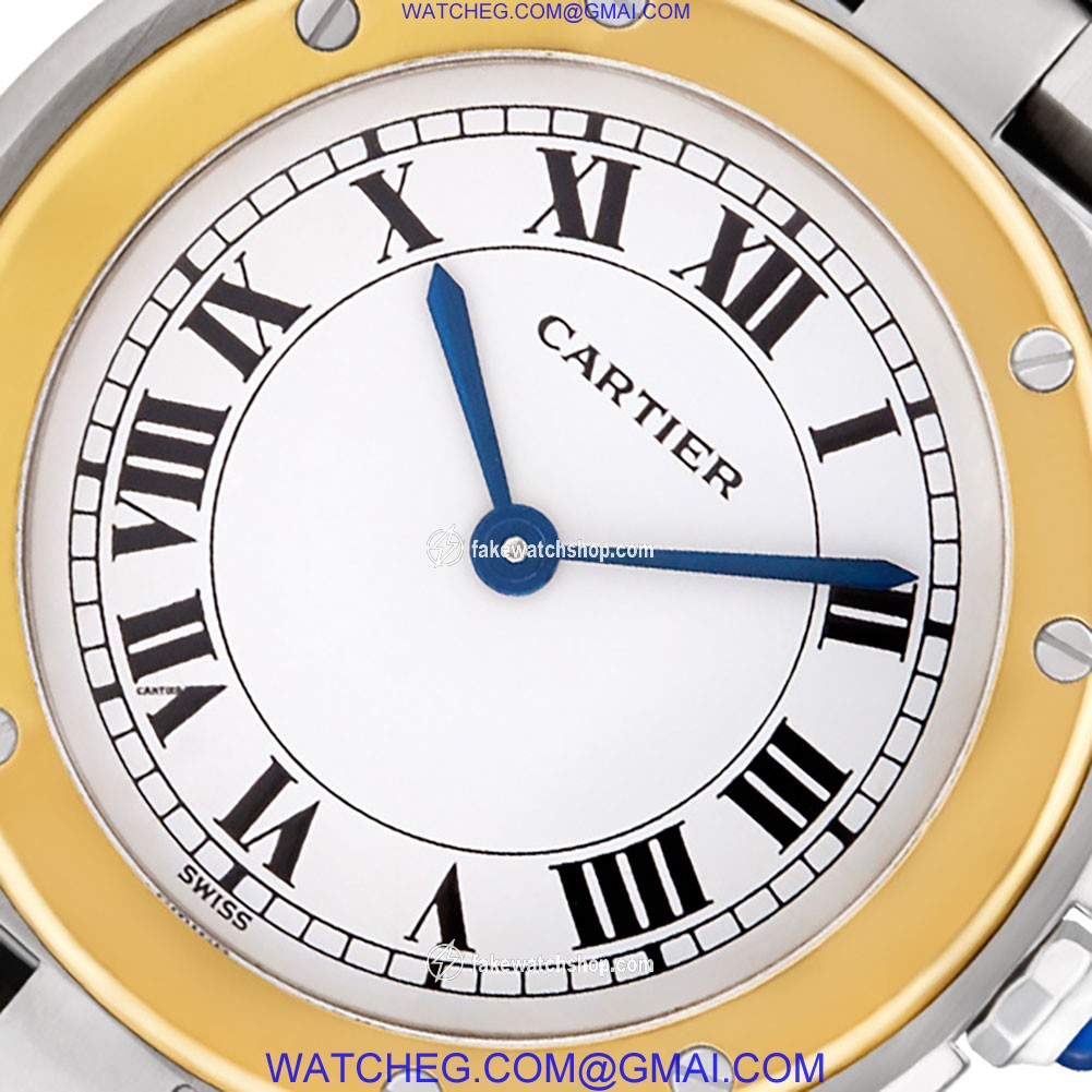 Cartier Cartier 2405 Santos Quartz Unisex Stainless Steel 4