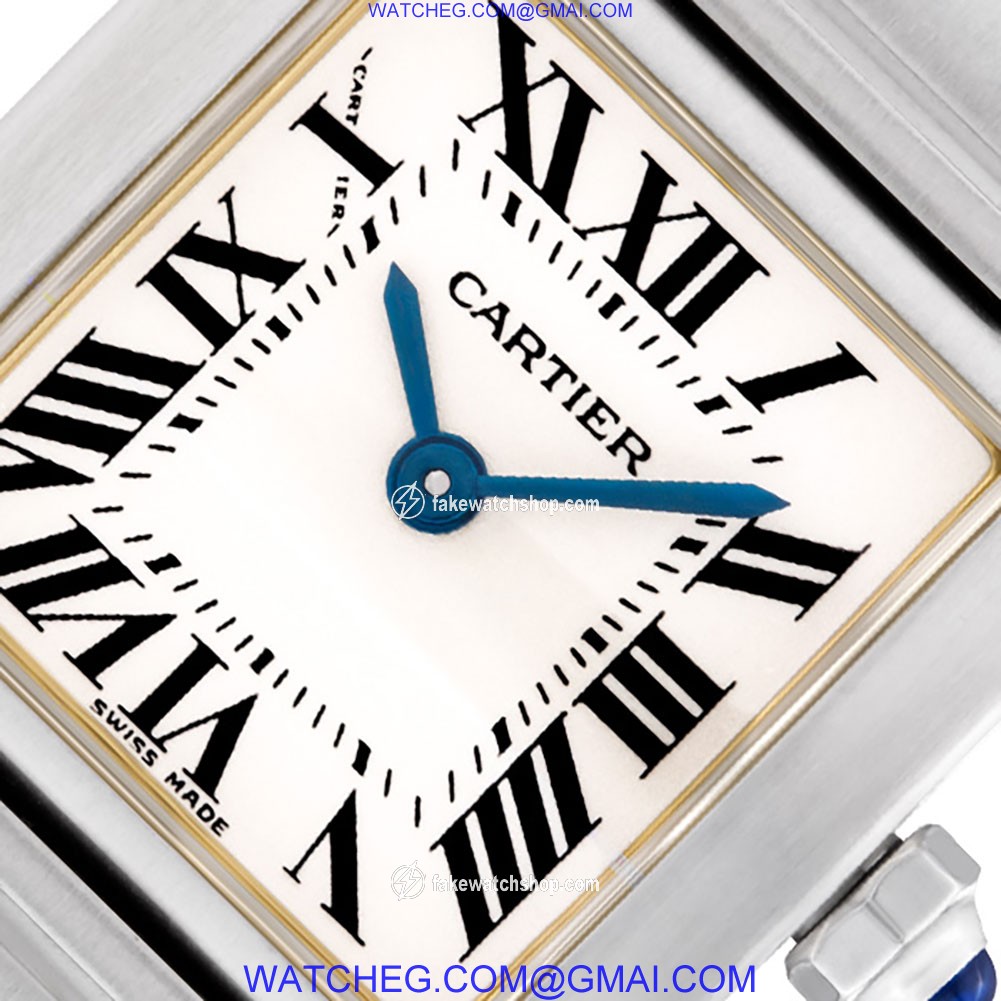 Cartier W51008Q3 Tank Francaise Quartz Female Stainless Steel 4