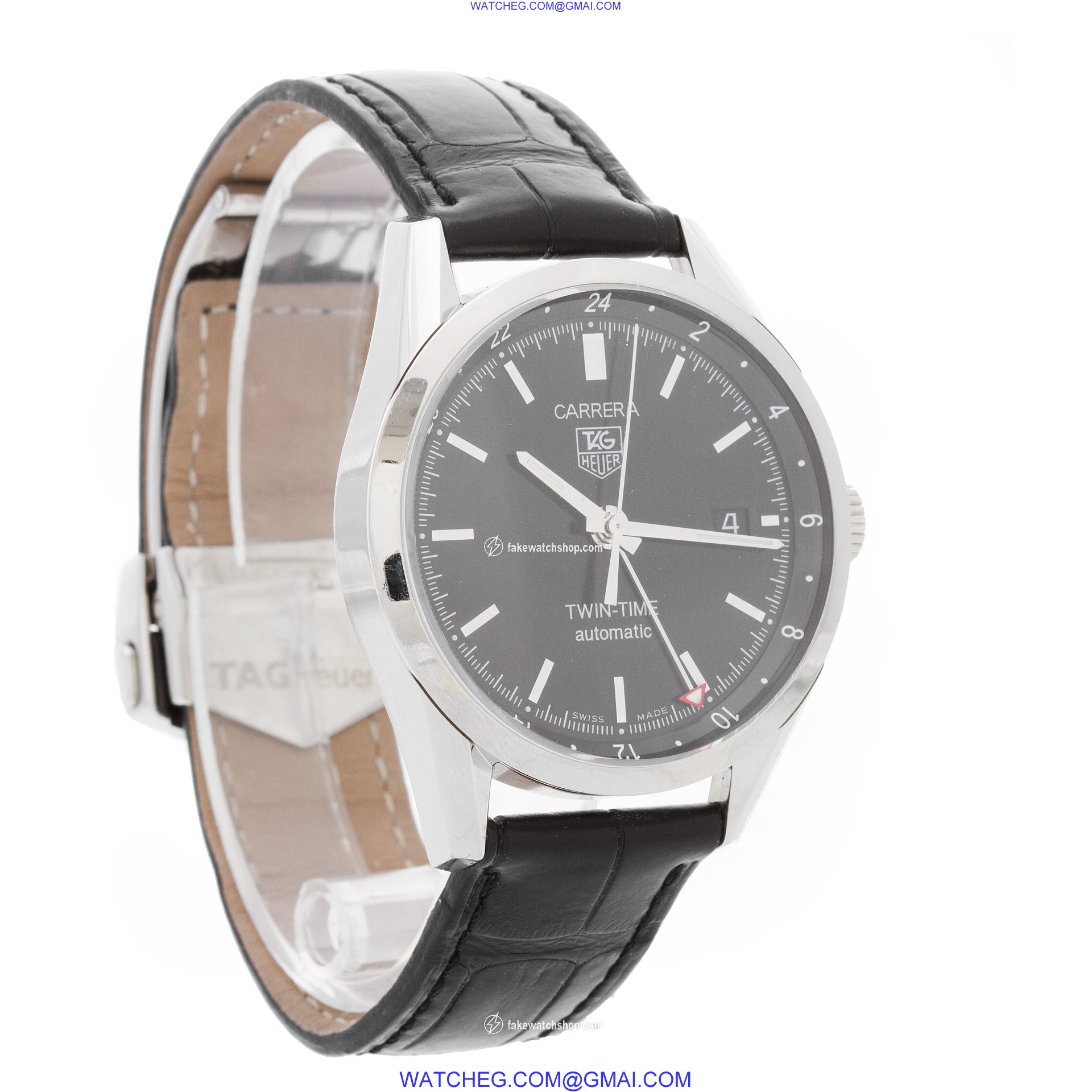 Tag Heuer wv2115-0 Carrera Automatic Male Stainless Steel 4