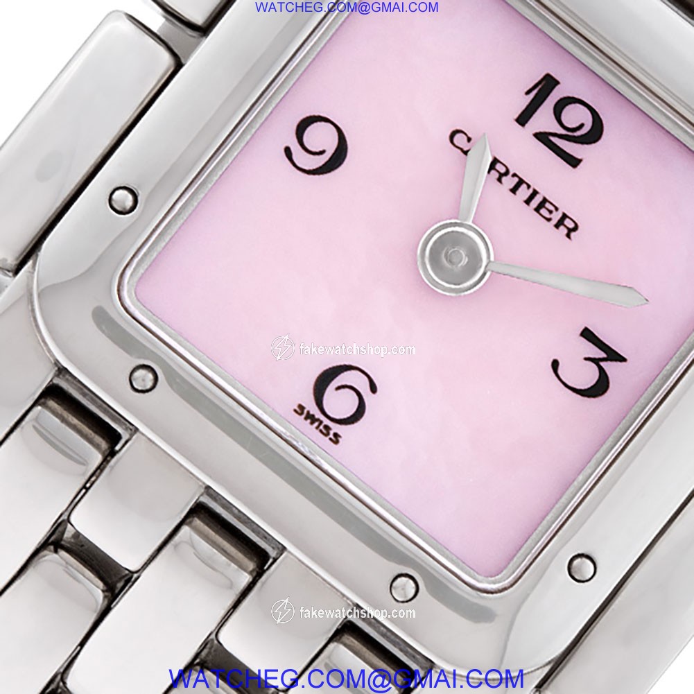 Cartier 2420 Ruban Quartz Female Stainless Steel 4