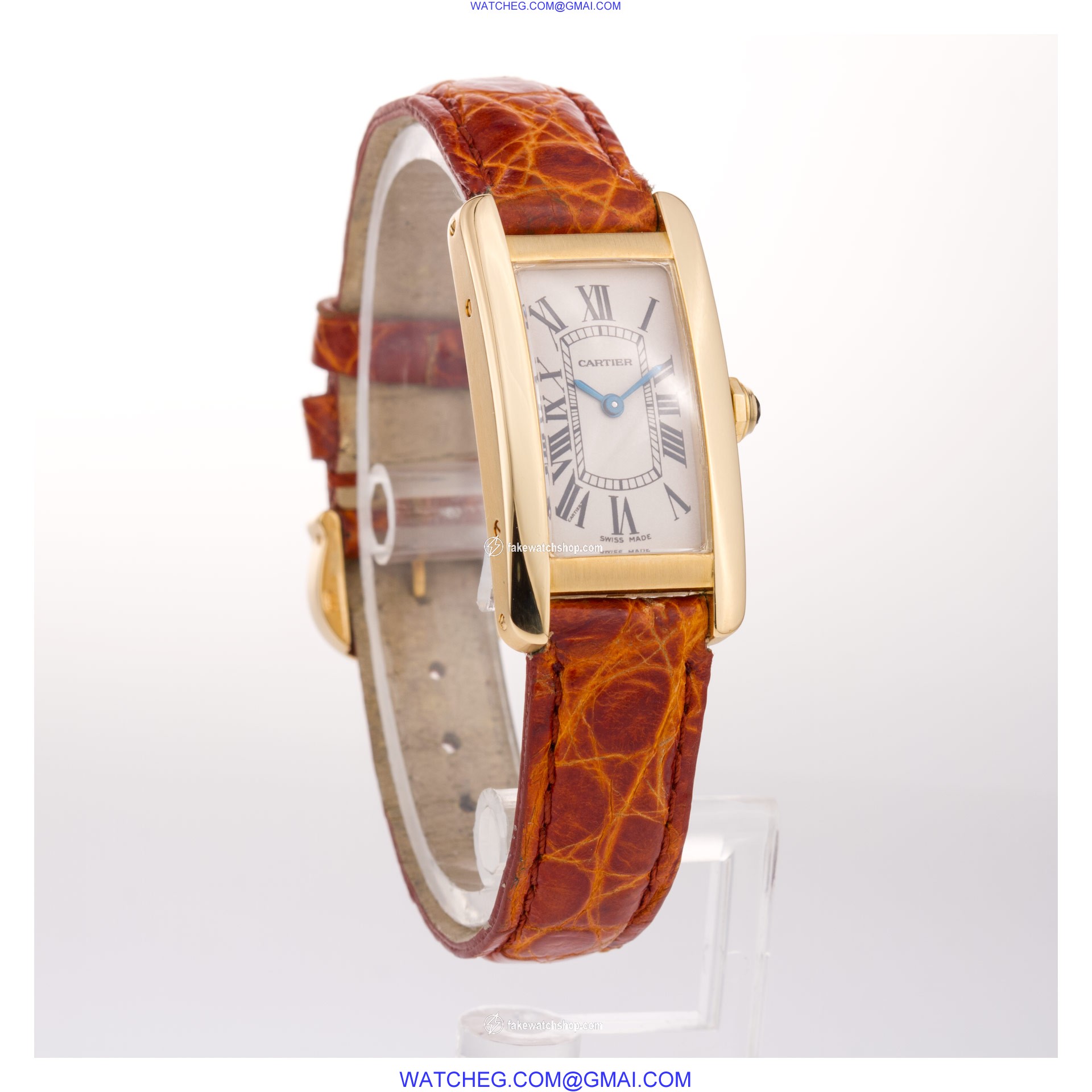Cartier W2601556 Tank American Quartz Female 18k yellow gold 4