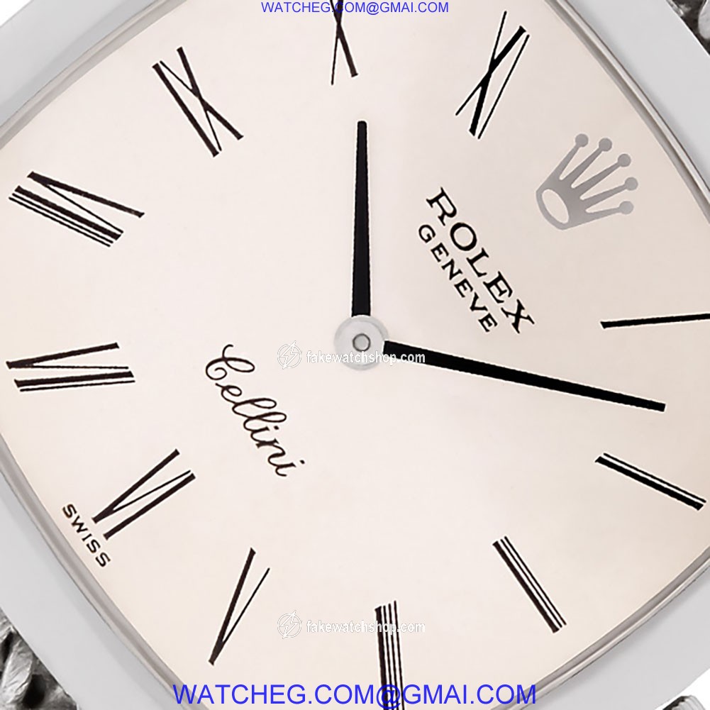 Rolex 3840 Cellini Manual Male 18k White Gold 4