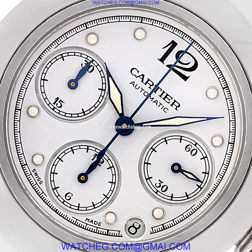 Cartier W31039M7 Pasha Chronograph Automatic Male Stainless Steel 4