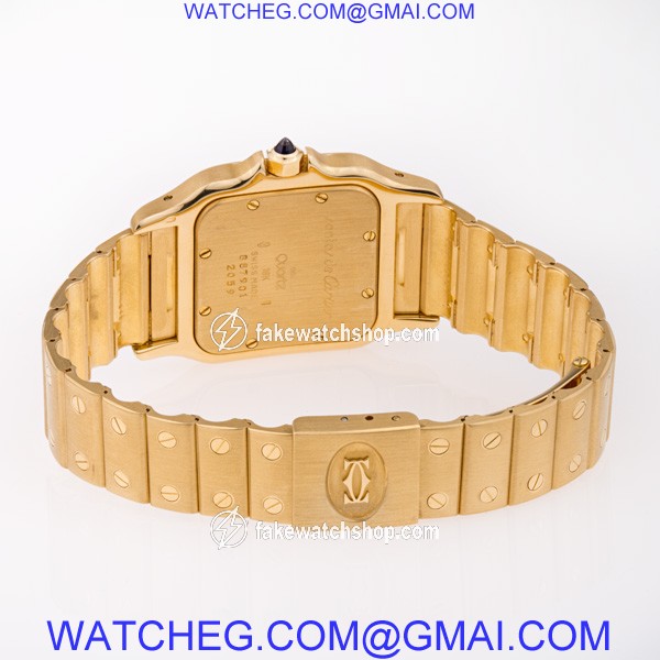Cartier 887901 Santos Quartz Male 18k yellow gold 4