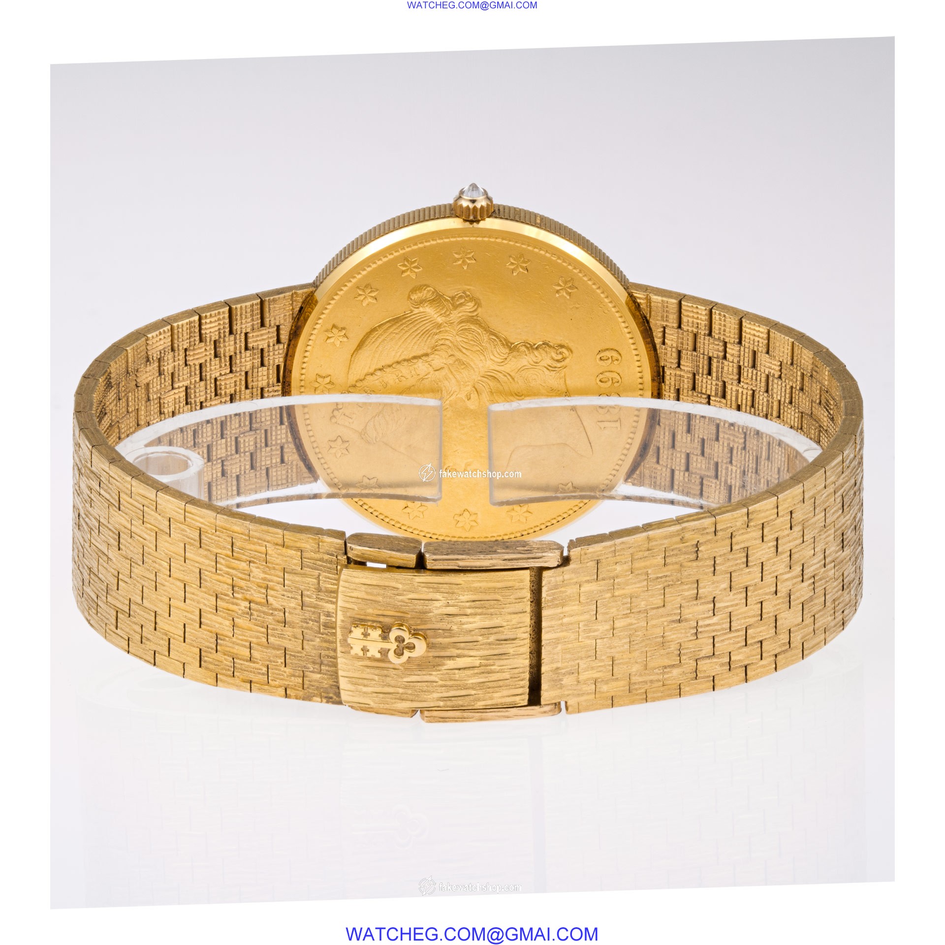 Corum Corum 2975 $20 Coin Quartz Male 18k yellow gold 4