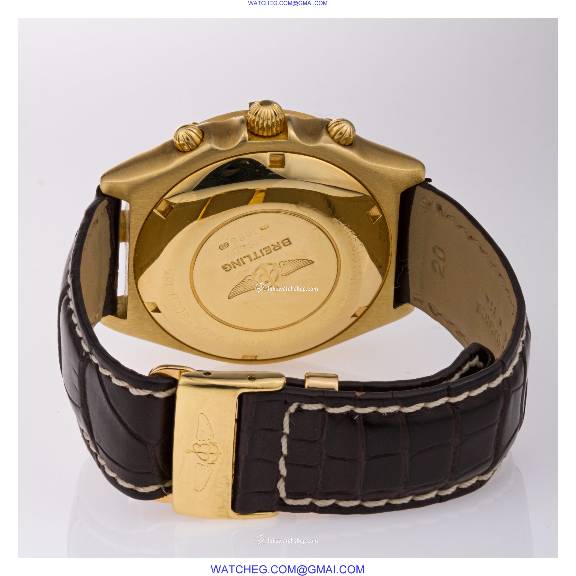 Breitling 1596 Chronomat Automatic Male 18k yellow gold 4