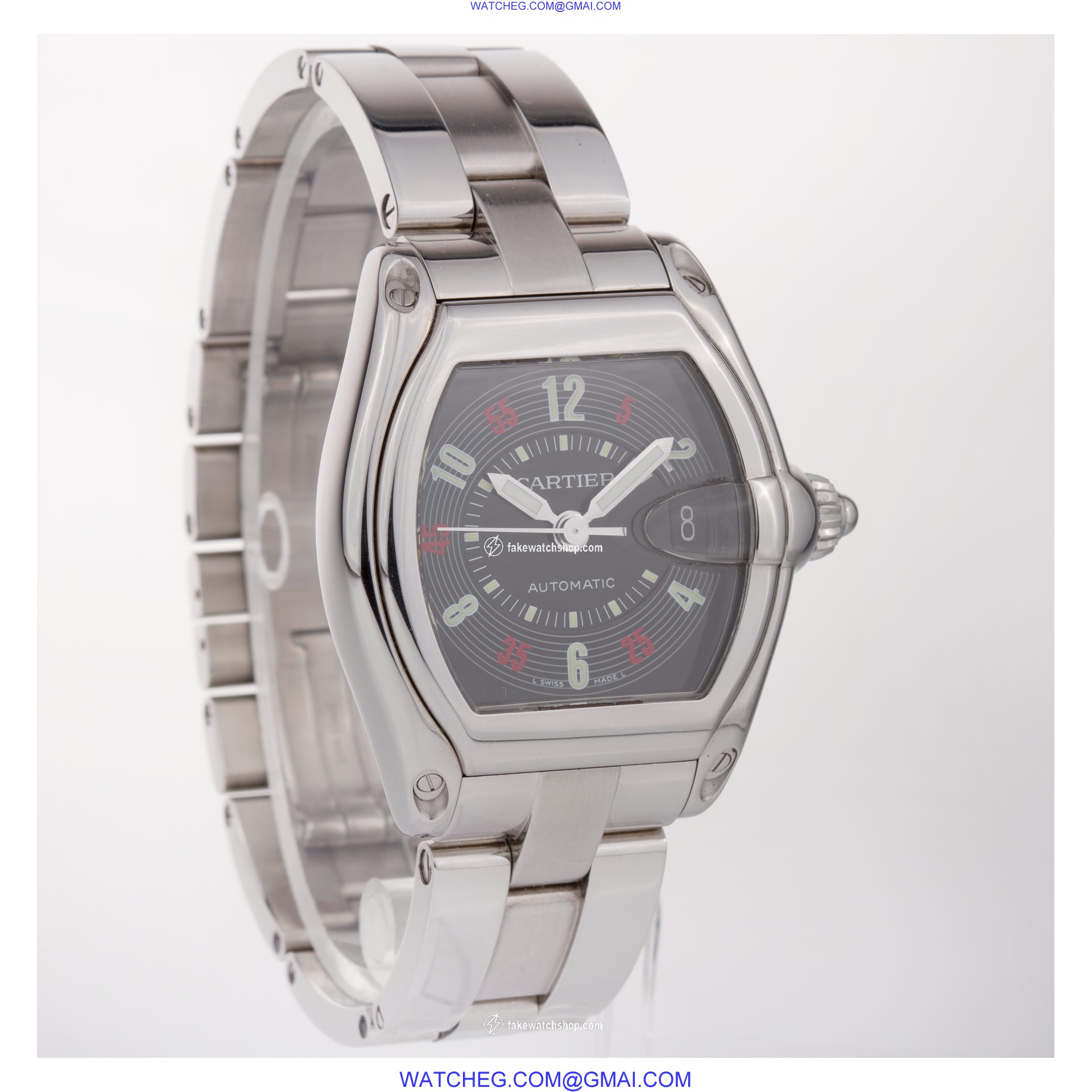 Cartier w62002v3 Roadster Automatic Male Stainless Steel 4
