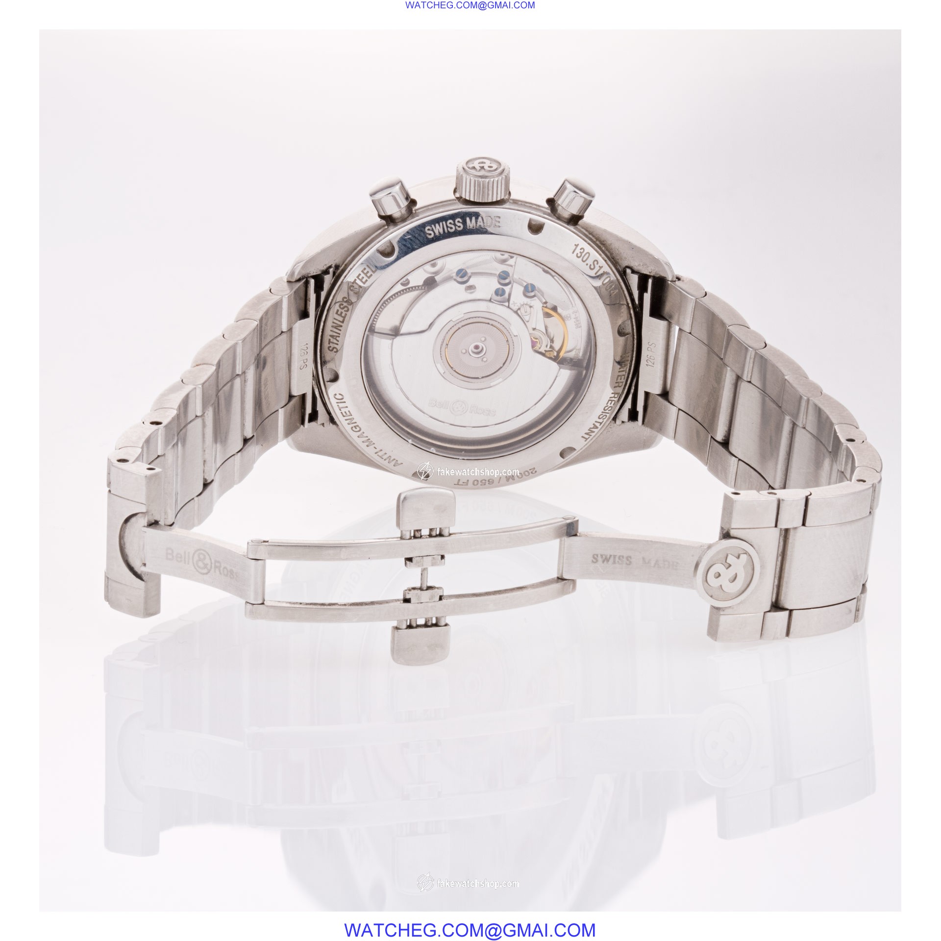 Bell & Ross BR-126 vintage 126 Automatic Male Stainless Steel 4
