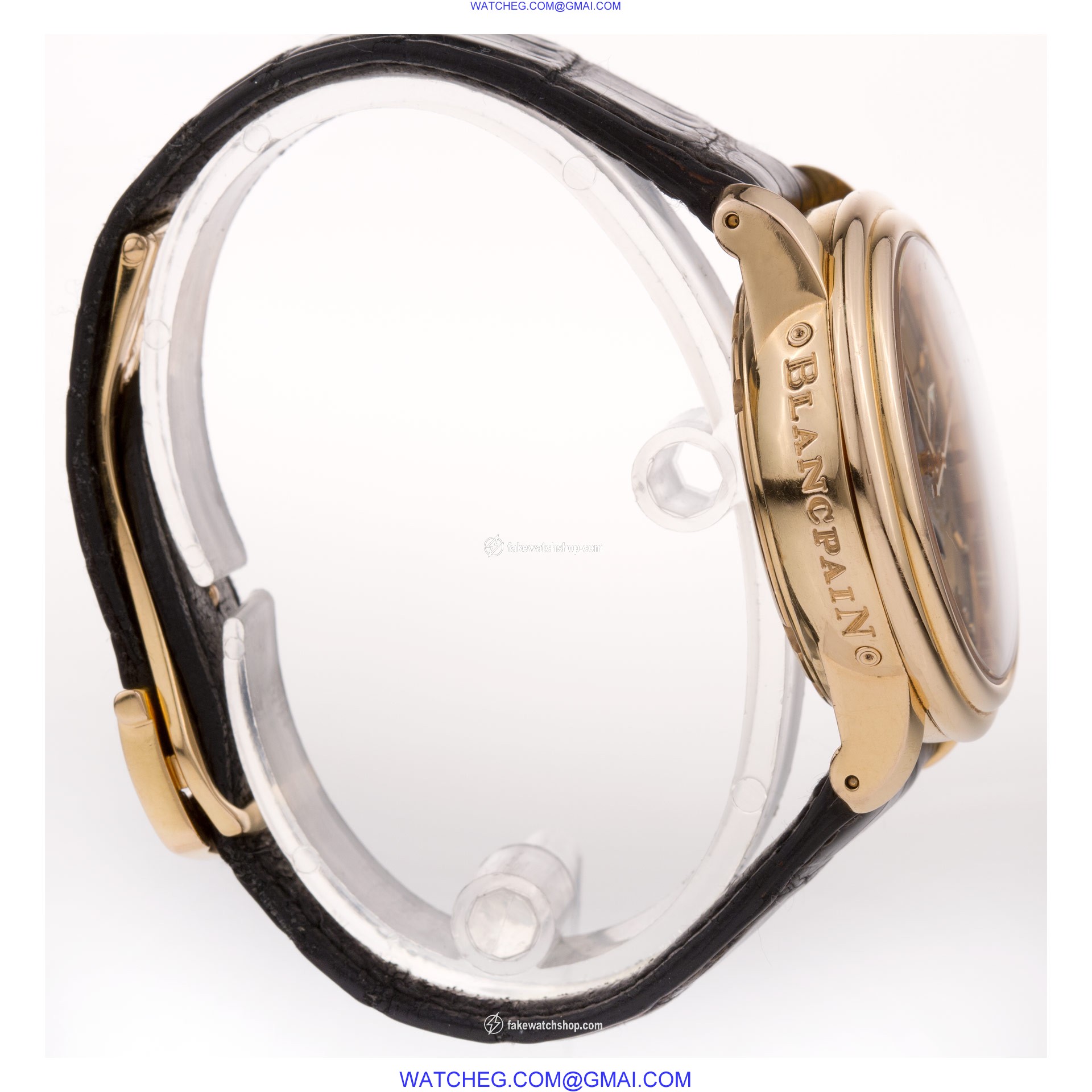 Blancpain 2685F-3630-53B Leman Automatic Male 18k rose gold 4