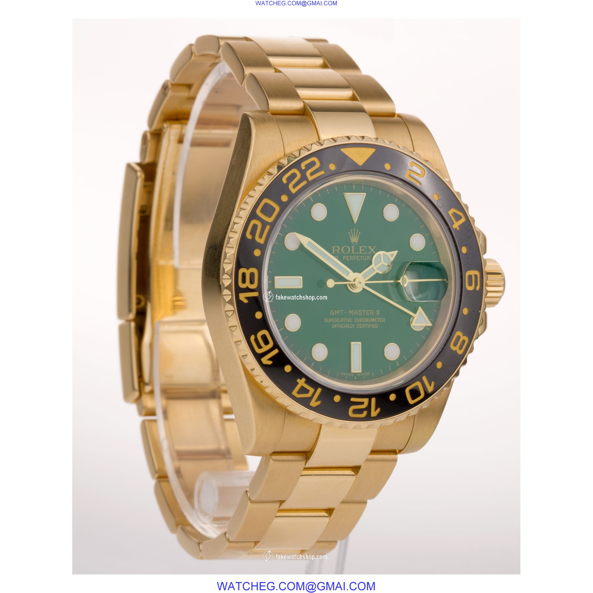 Rolex 116718 GMT-Master II Automatic Male 18k yellow gold 4