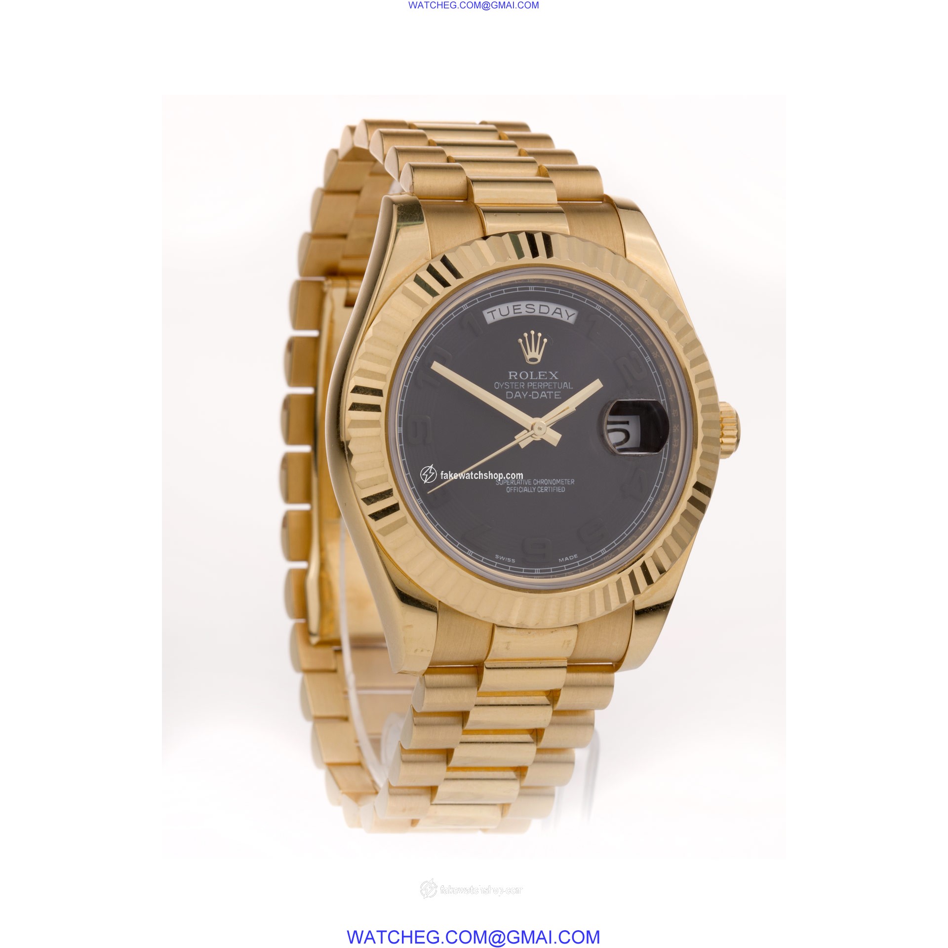Rolex 218238 Day-Date Automatic Male 18k Yellow Gold 4
