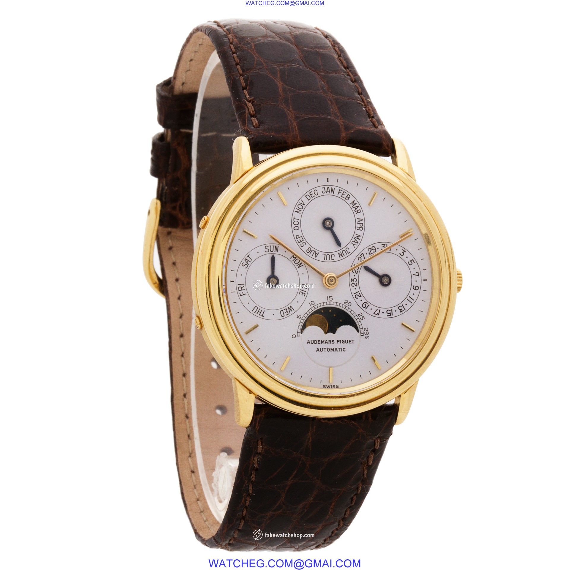 Audemars Piguet B40364 Perpetual Calendar Automatic Male 18k yellow gold 4