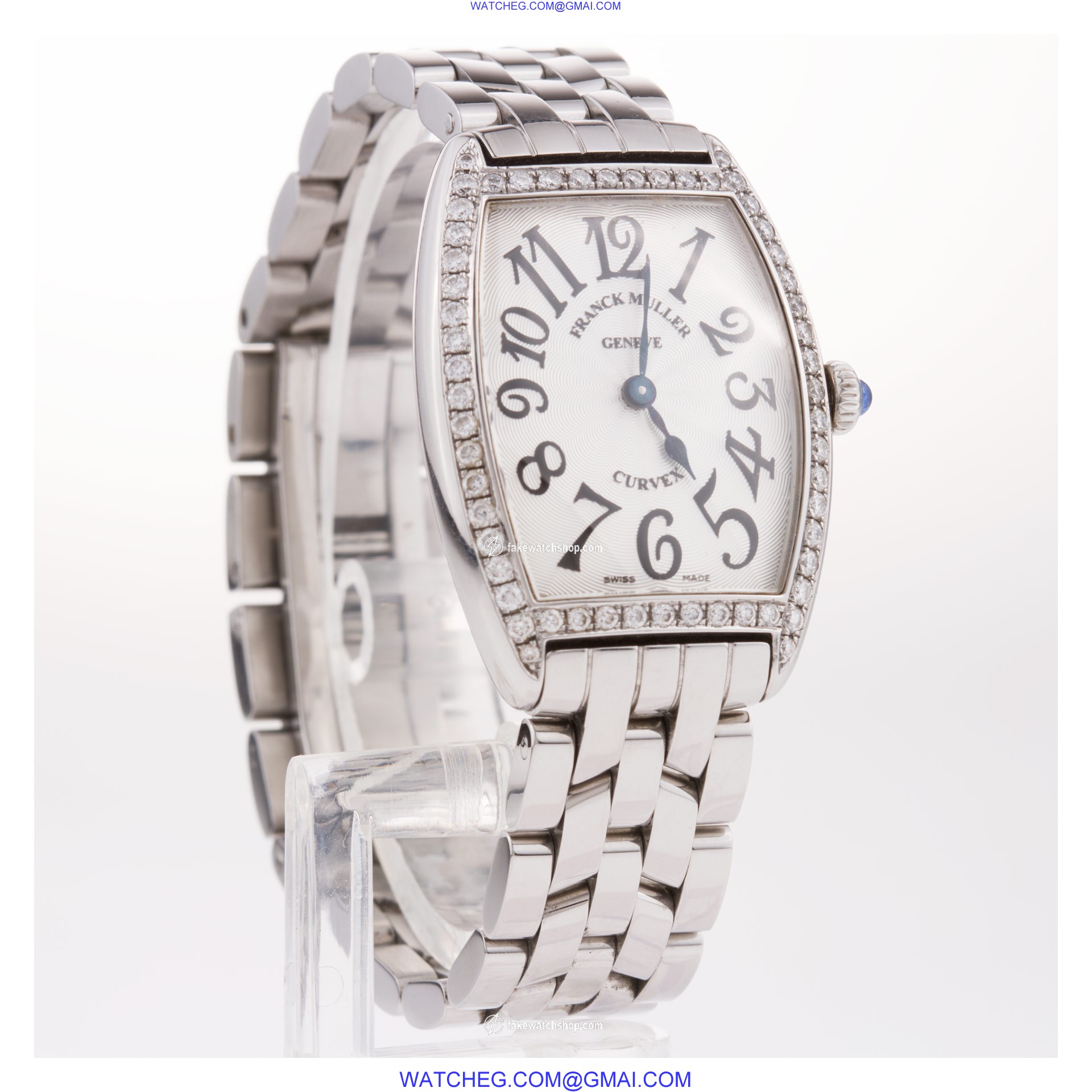Franck Muller 1752 QZ Curvex Quartz Female Stainless Steel 4