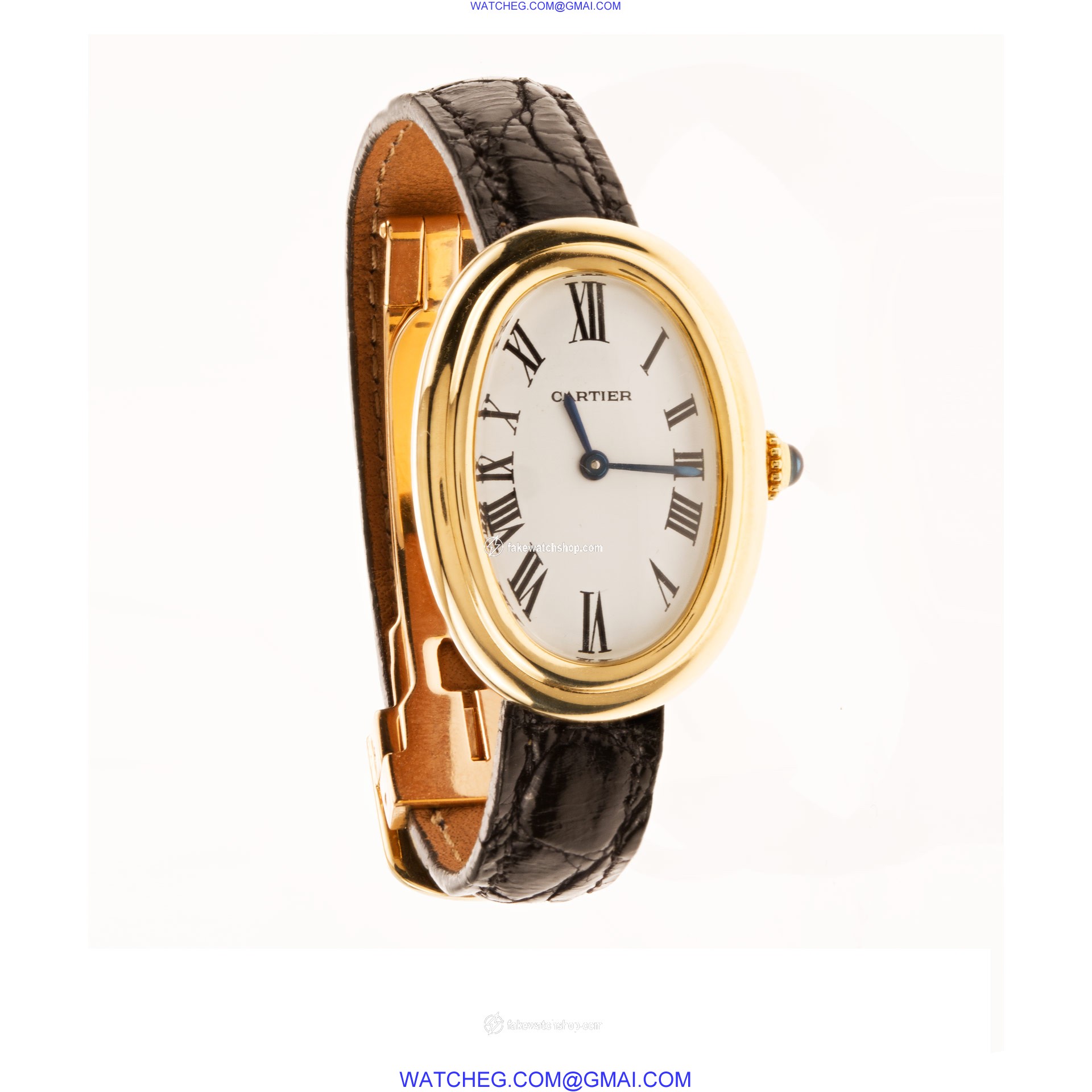 Cartier W8000017 Baignoire Manual Female 18k yellow gold 4