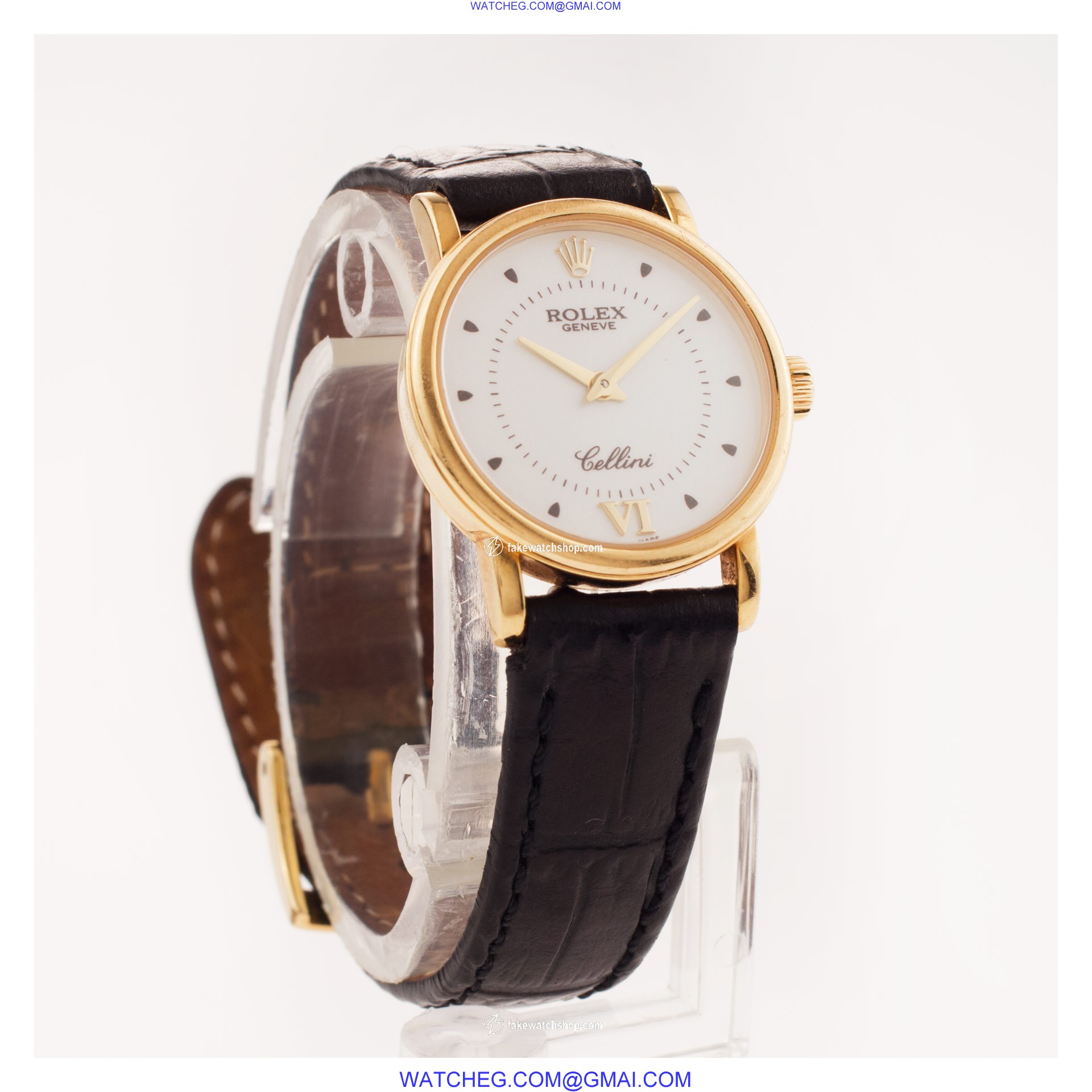 Rolex 6110 Cellini Quartz Female 18k yellow gold 4