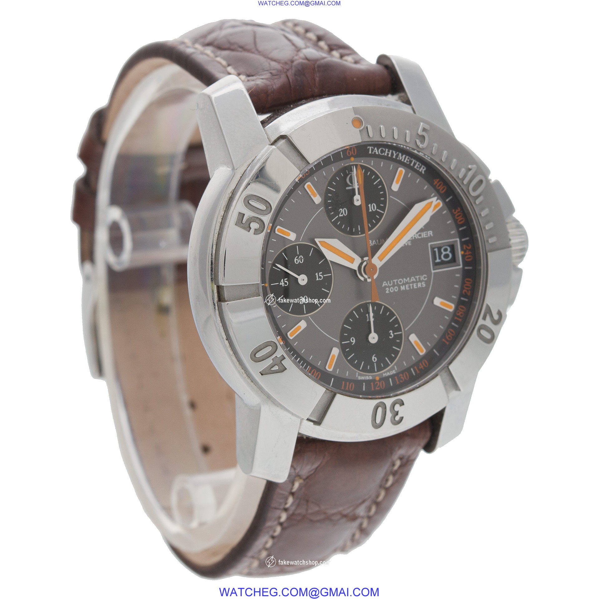 Baume & Mercier 65405 Capeland Automatic Male Stainless Steel 4