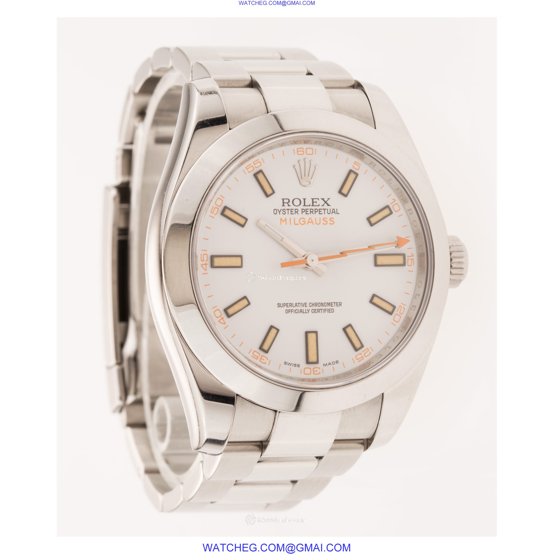 Rolex 116400 Milgauss Automatic Male Stainless Steel 4