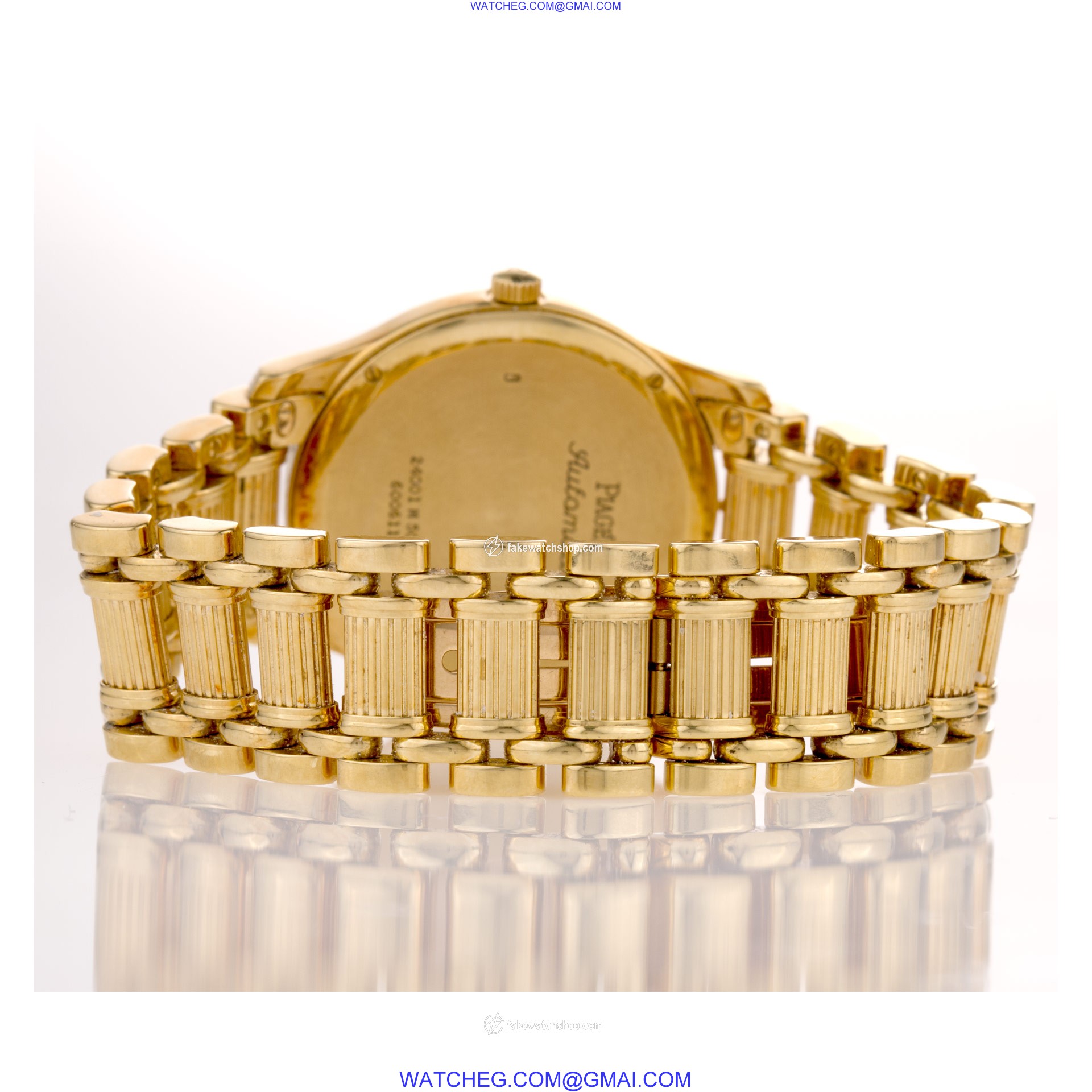 Piaget 24001 M 501 D Polo Automatic Unisex 18k Yellow Gold 4