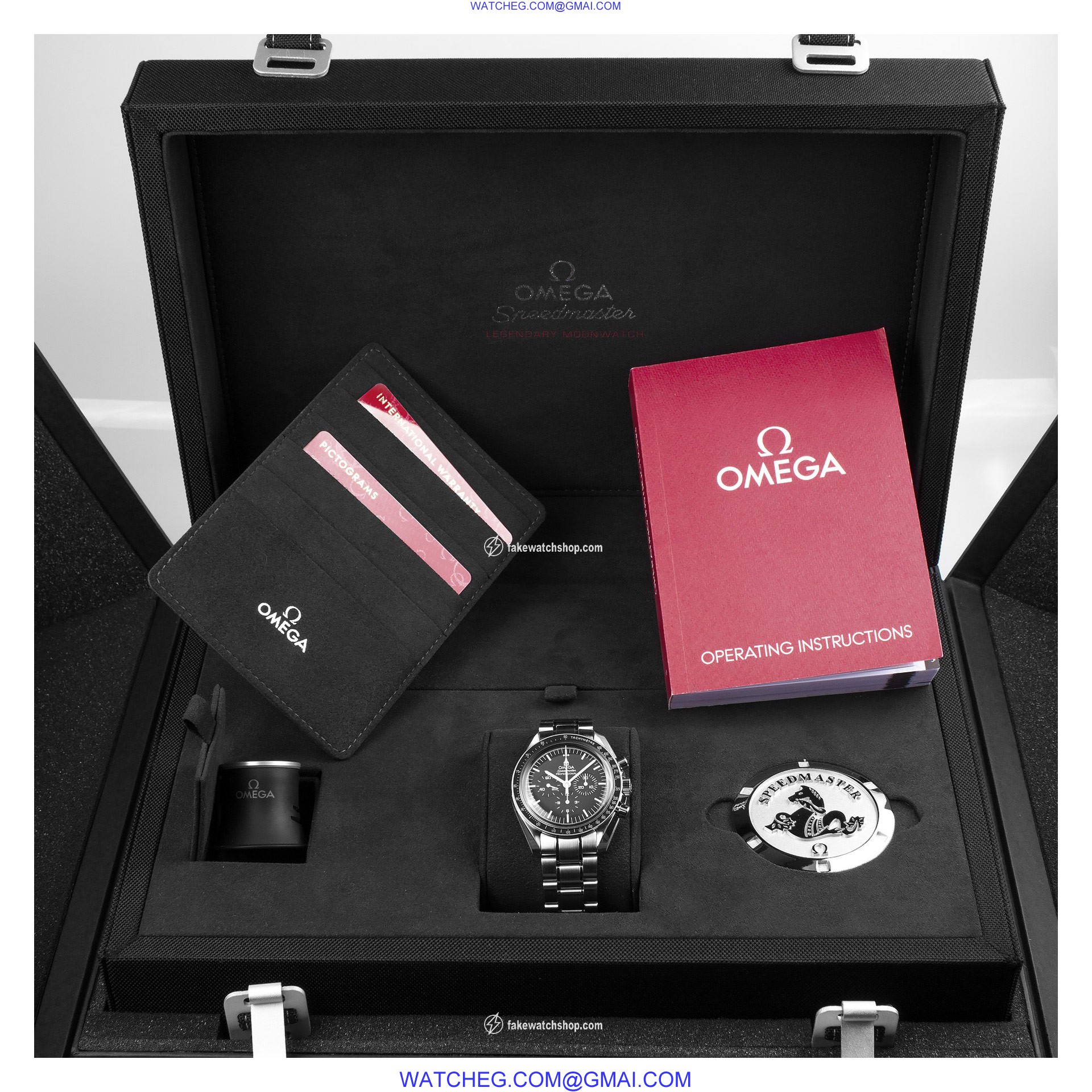 Omega 311.30.42.30.01.005 Speedmaster Manual Male Stainless Steel 4