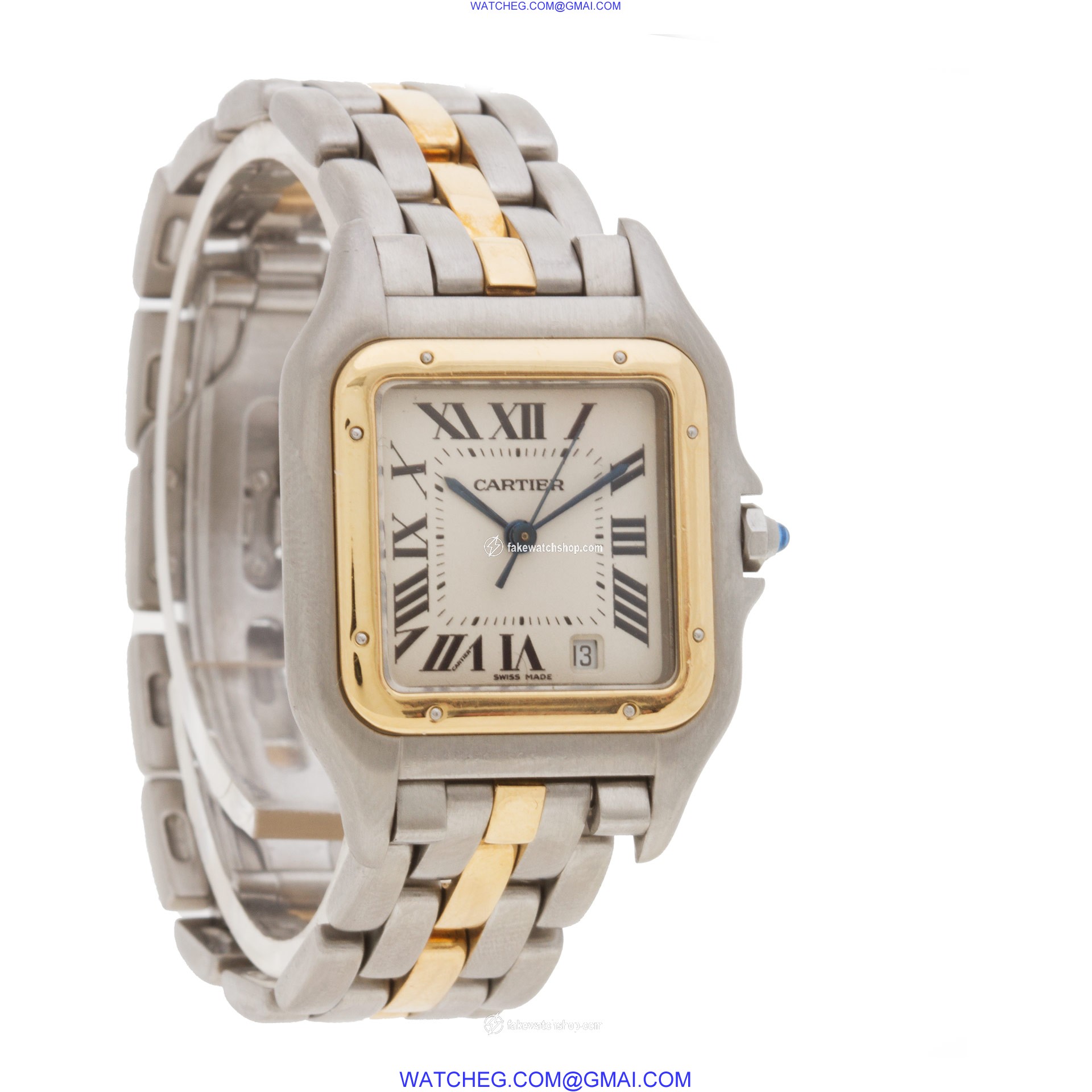 Cartier  W25028B Panthere Quartz Unisex Stainless Steel 4