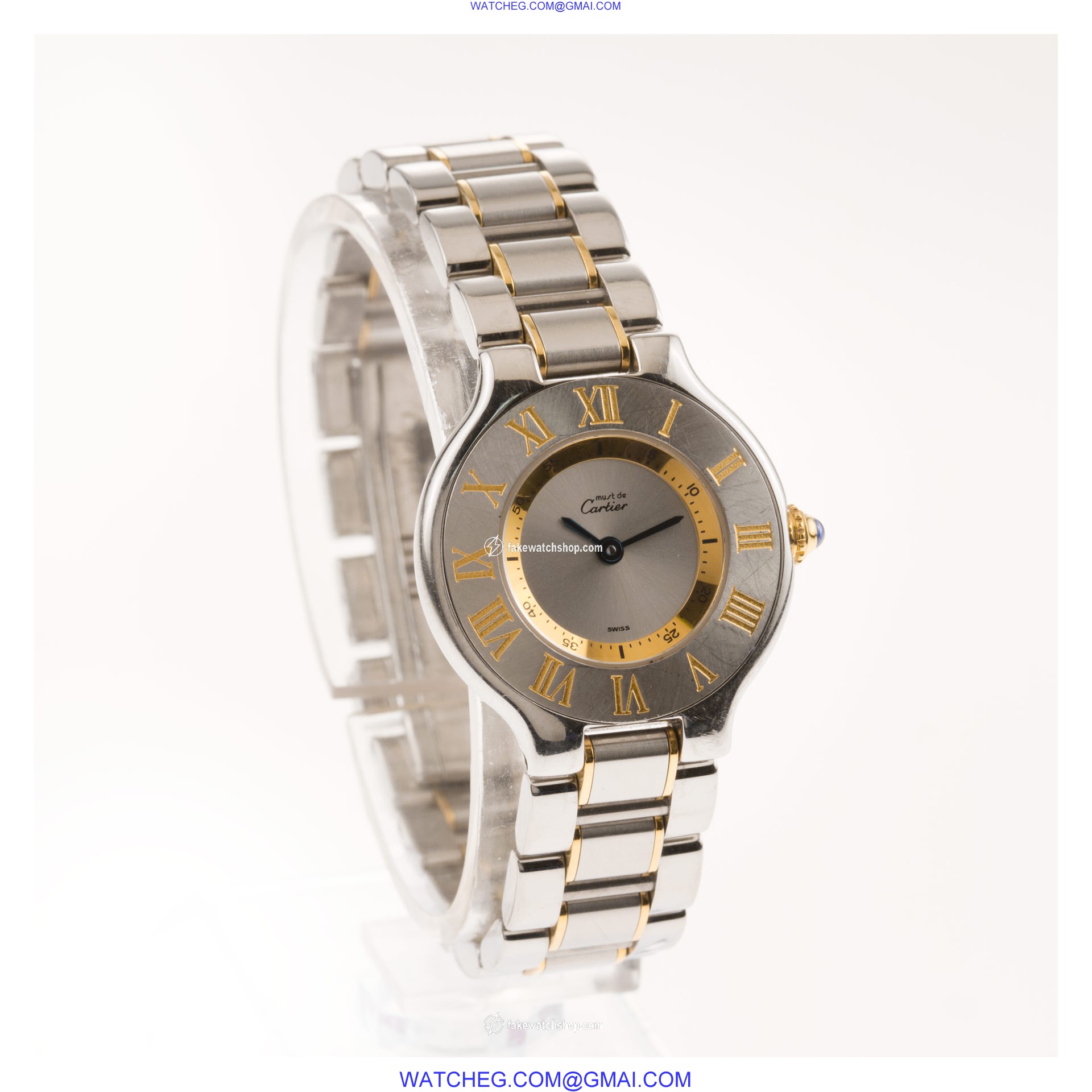 Cartier W10073R6 Must 21 Quartz Female Stainless Steel 4