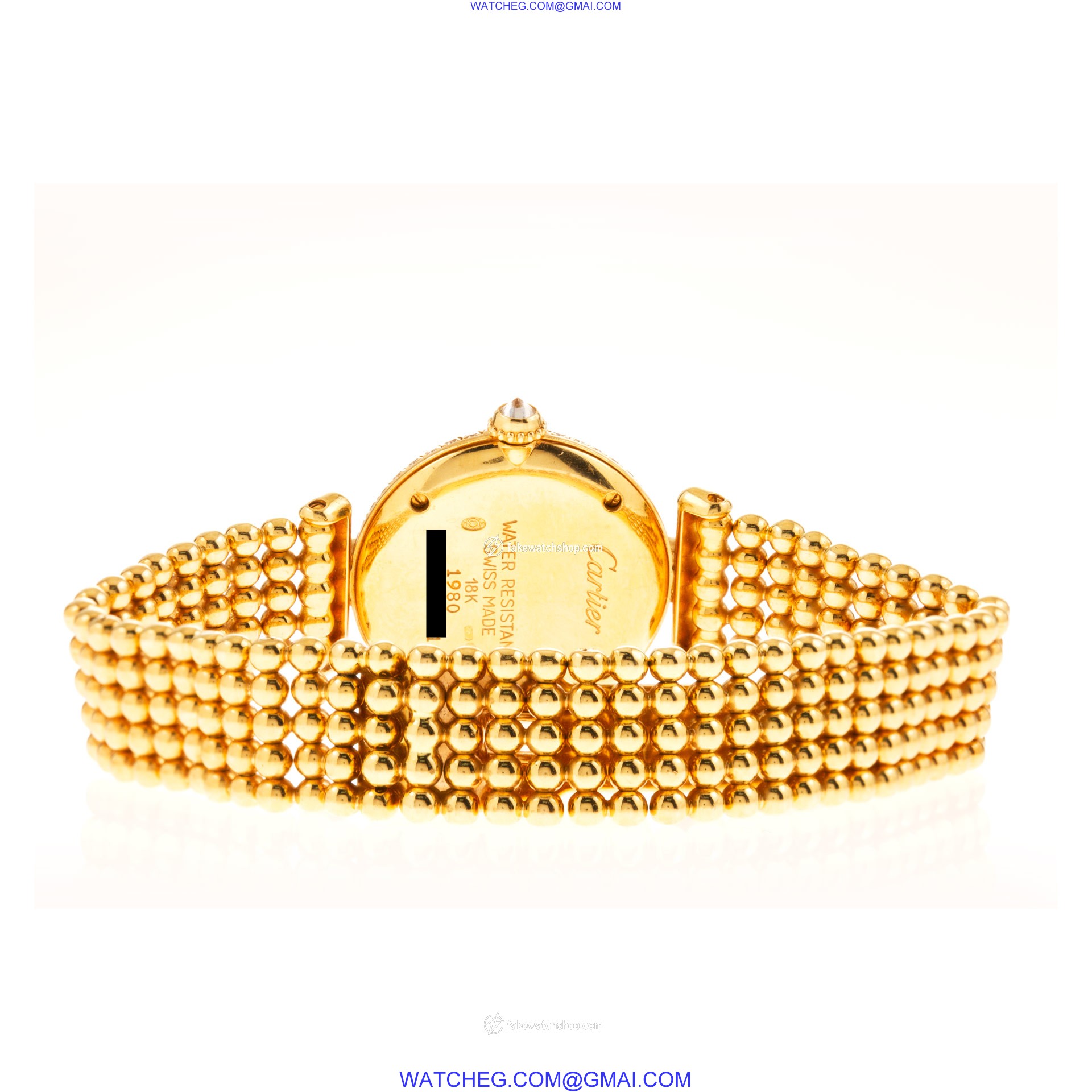 Cartier 1980 Colisee Quartz Female 18k yellow gold 4