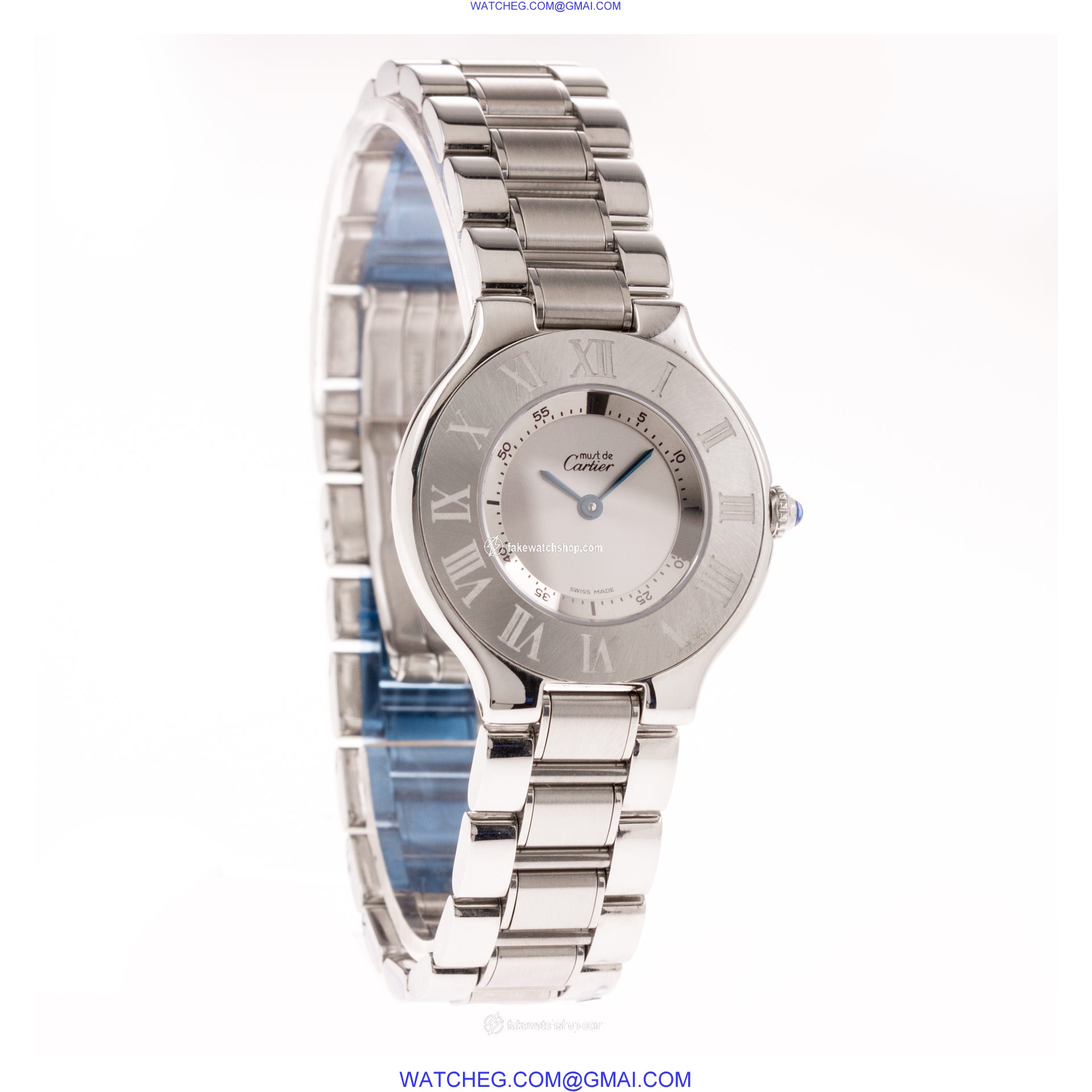 Cartier 1330 Must de Quartz Female Stainless Steel 4