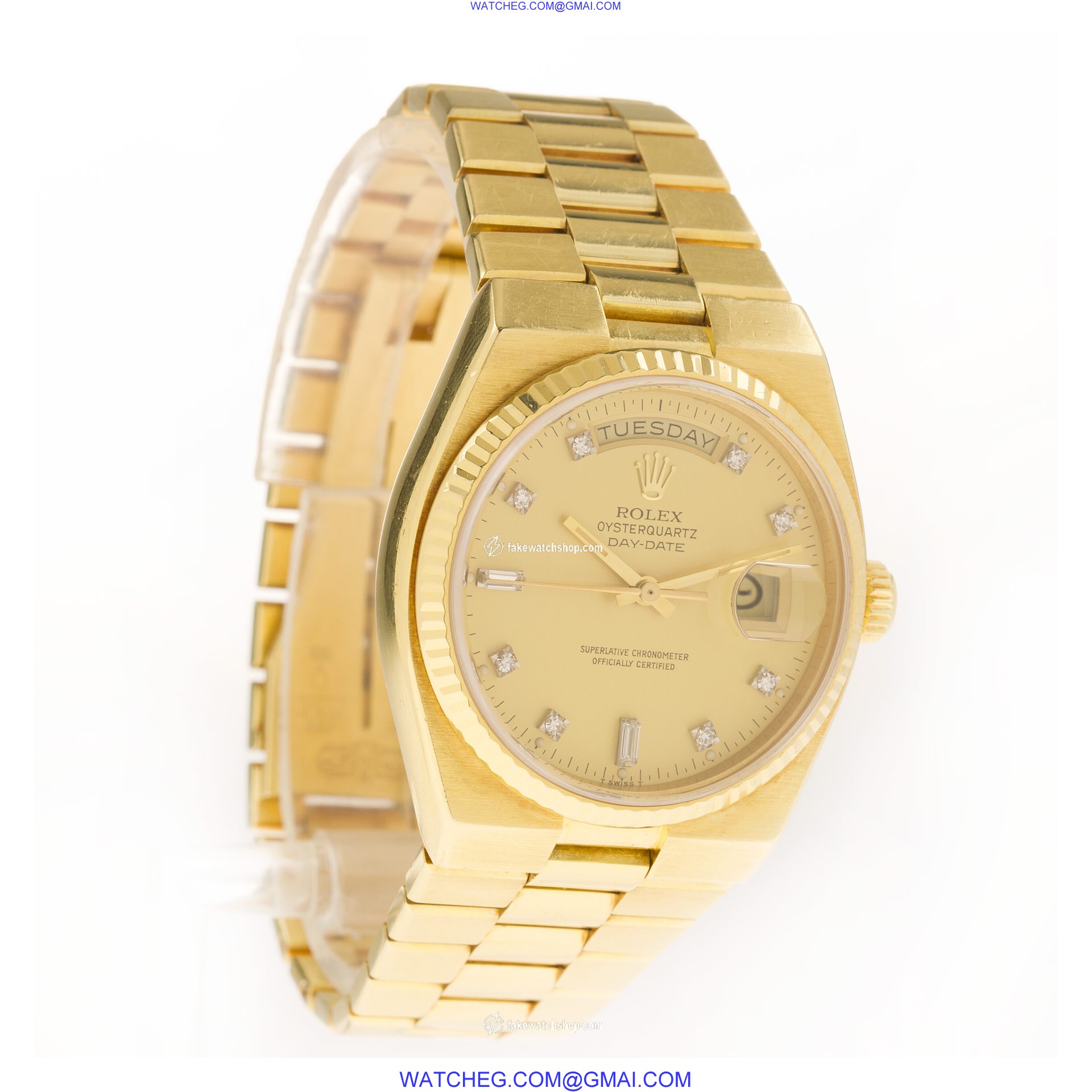 Rolex 19018 Day-Date Quartz Male 18k yellow gold 4