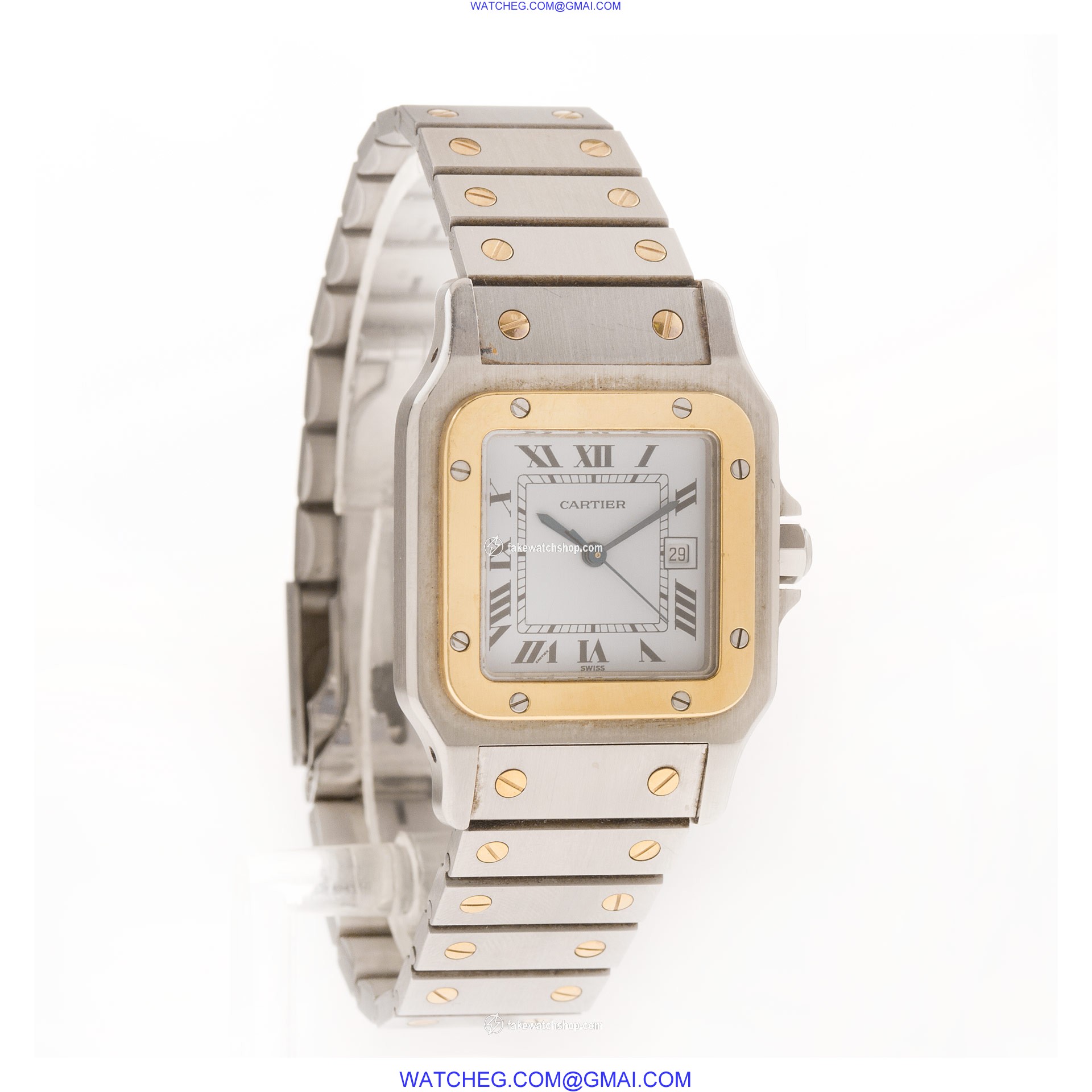 Cartier W20011C4 Santos Automatic Unisex Stainless Steel 4