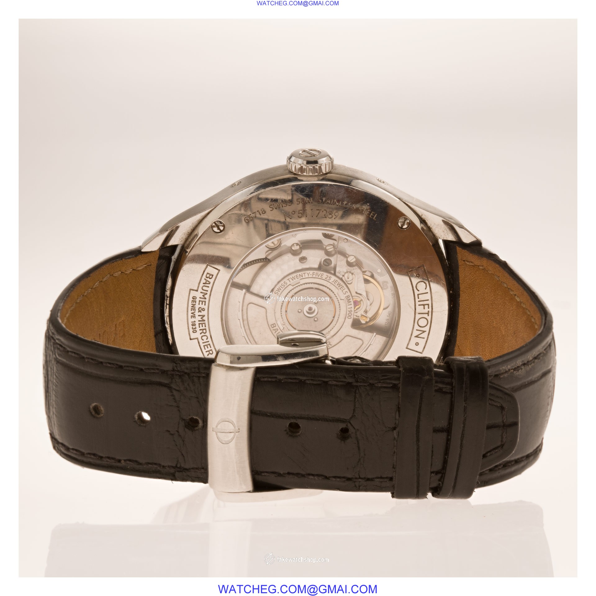 Baume & Mercier 10055 Clifton Automatic Male Stainless Steel 4