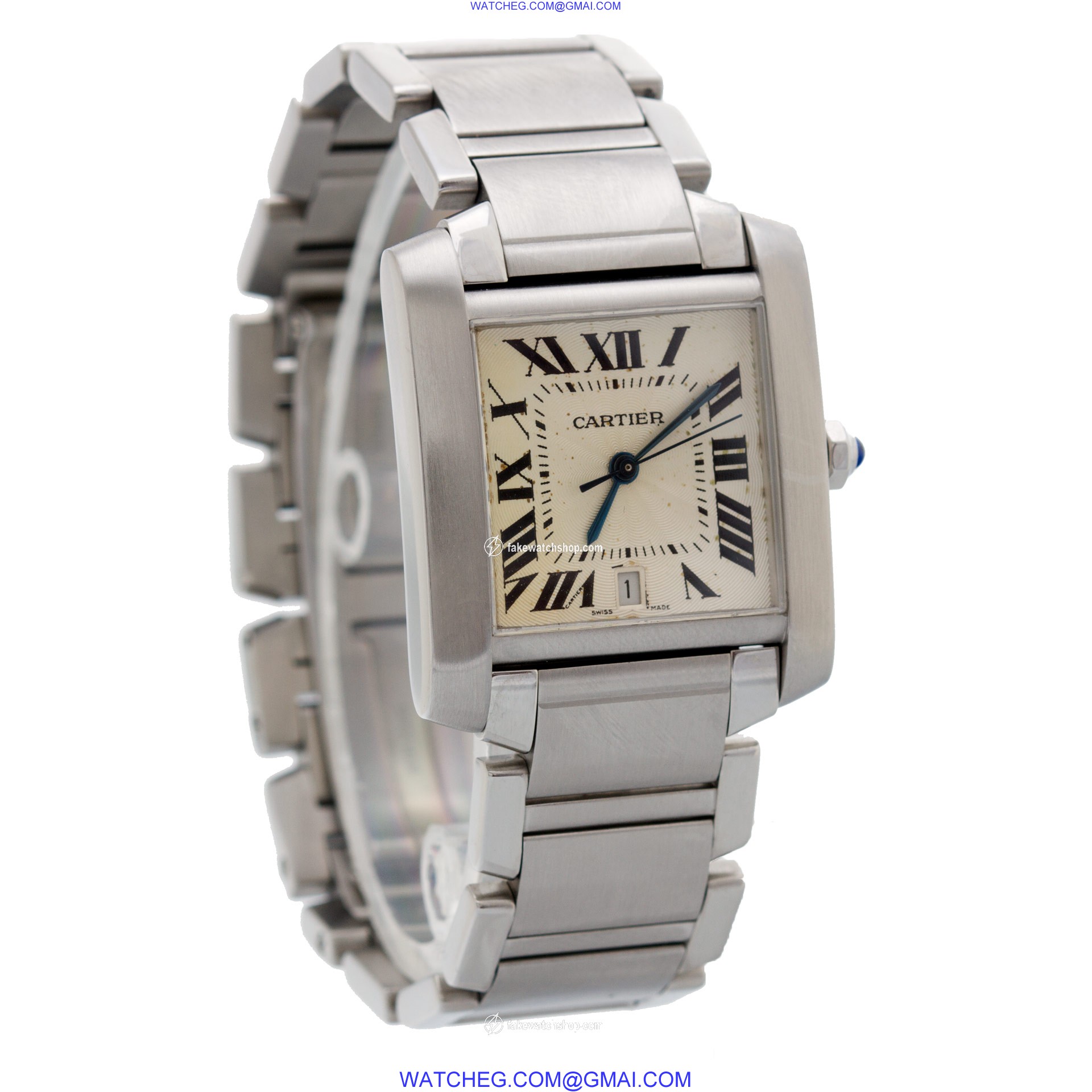 Cartier W51002q3 Tank Francaise Automatic Male Stainless Steel 4
