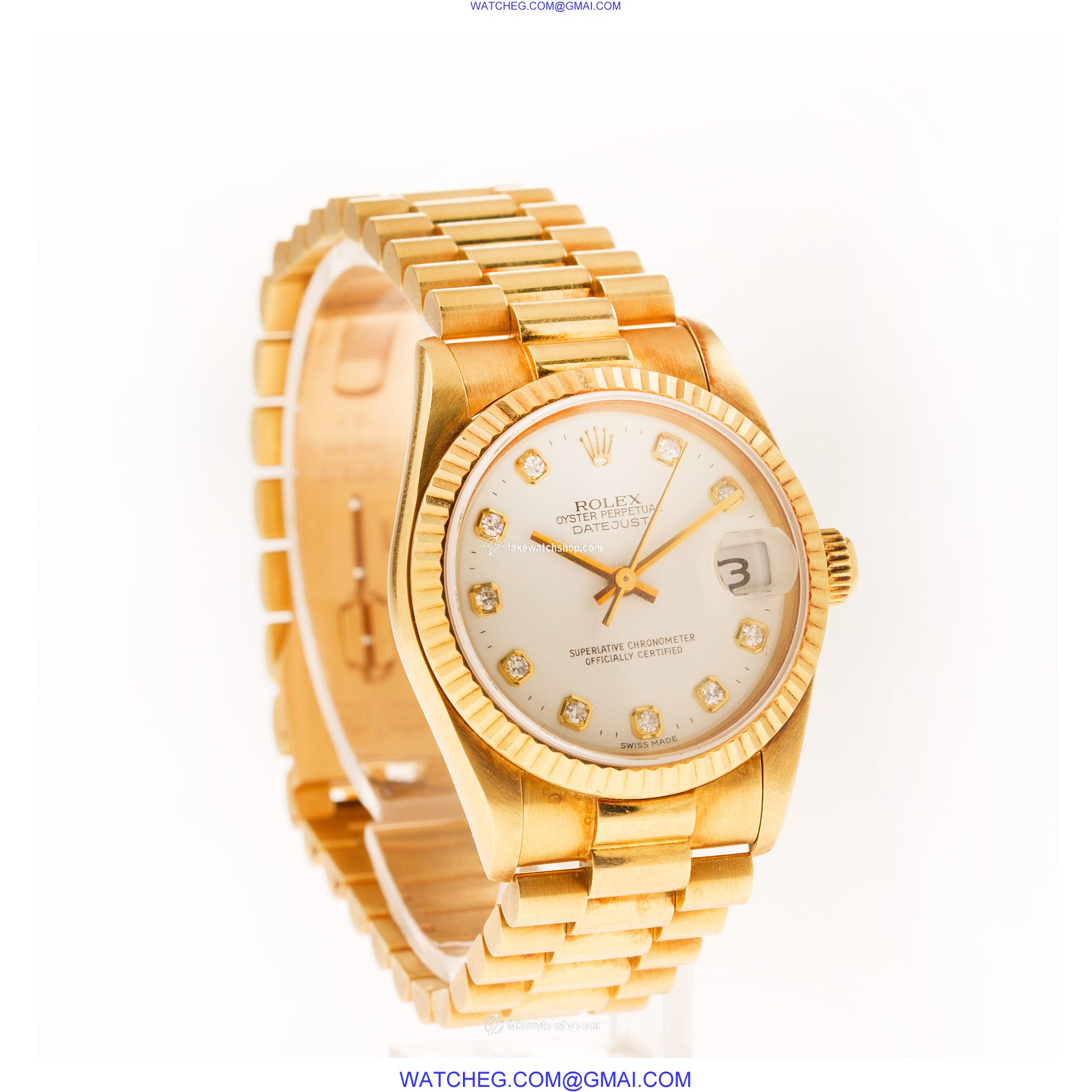 Rolex 68278 Datejust Automatic Unisex 18k yellow gold 4