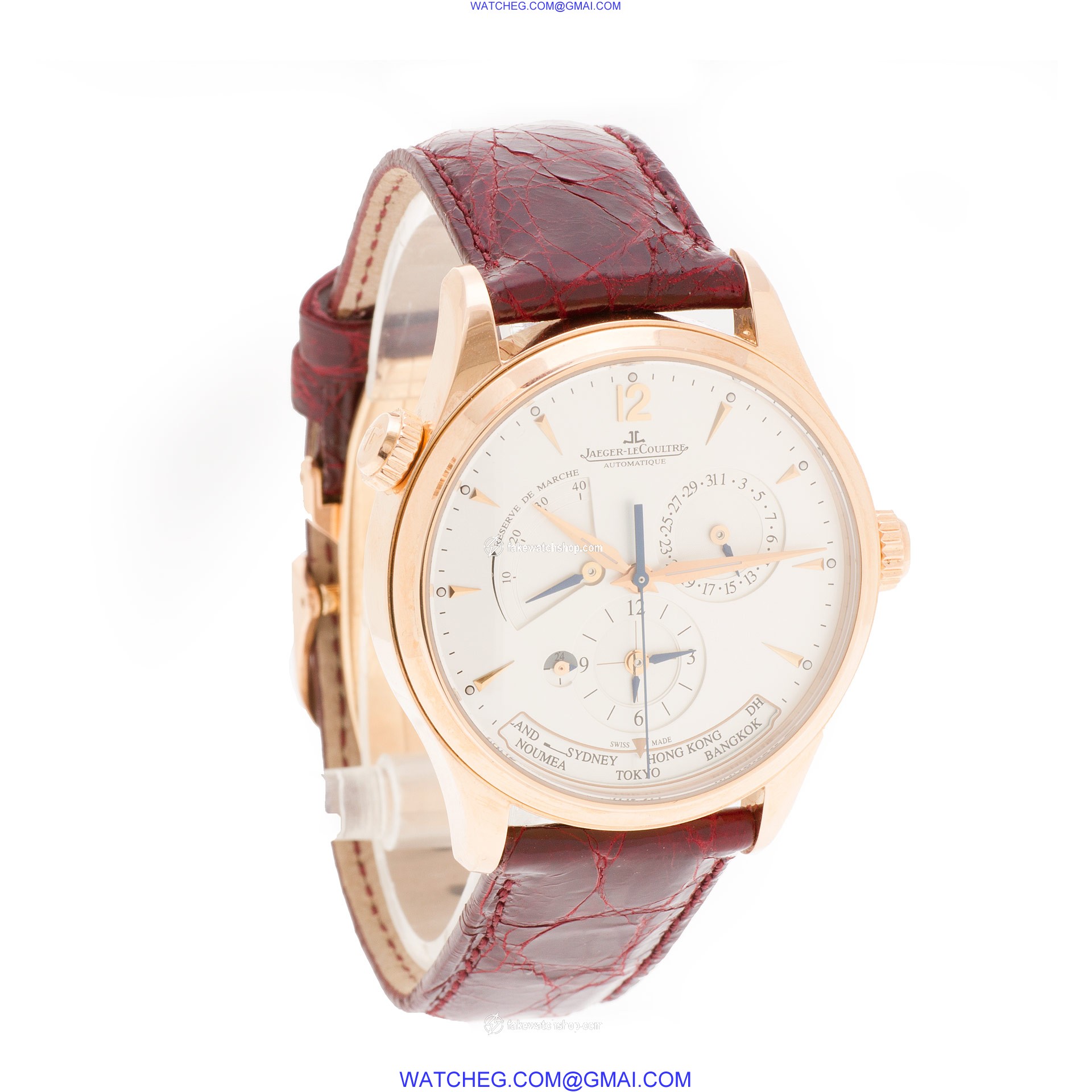 Jaeger LeCoultre 176.2.29.S Geographic Automatic Male 18k rose gold 4