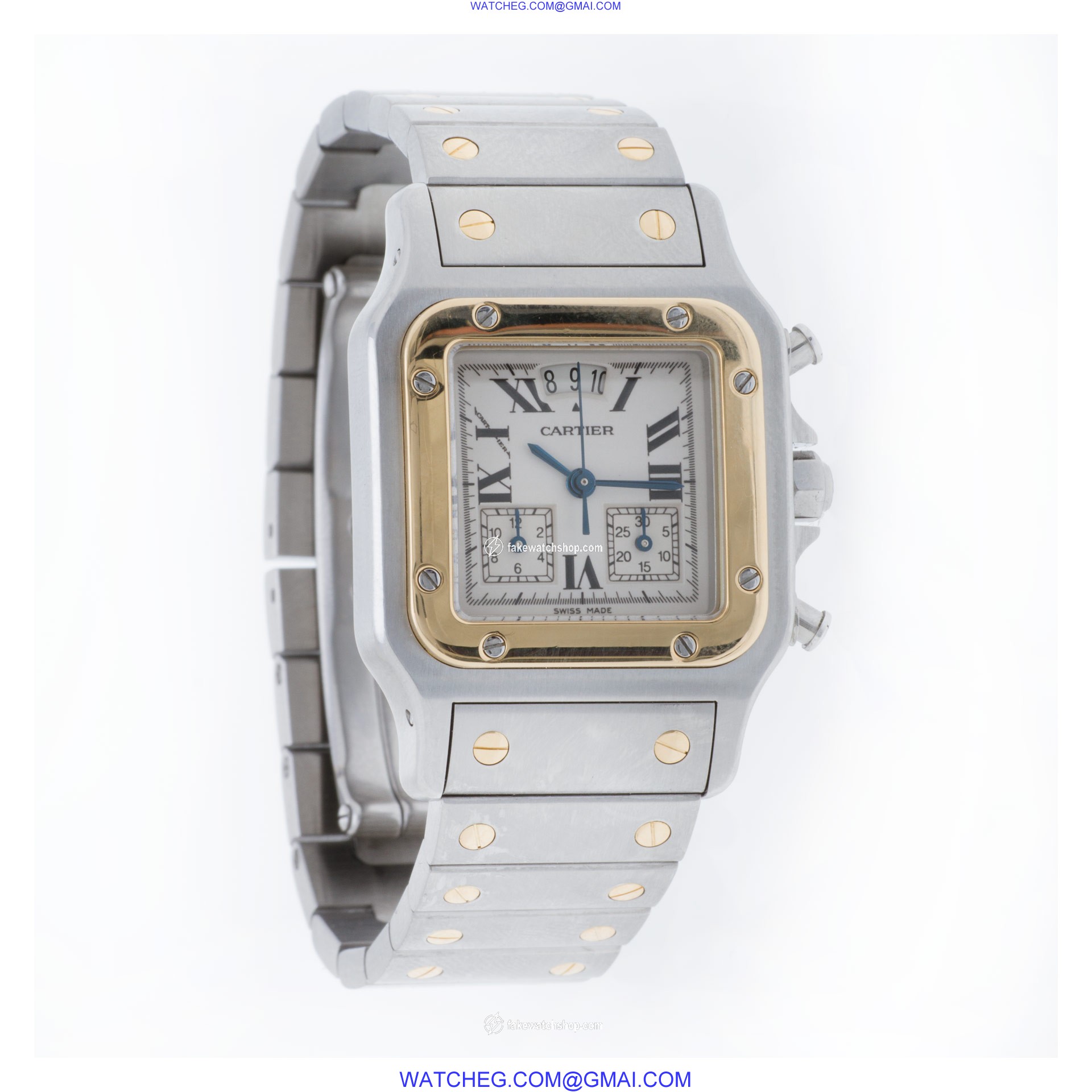 Cartier 2425 Santos Automatic Unisex Stainless Steel 4
