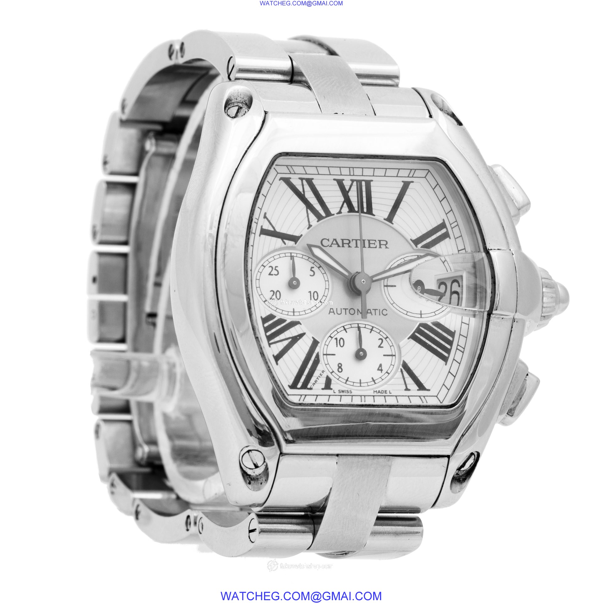 Cartier W62019X6 Roadster Automatic Male Stainless Steel 4