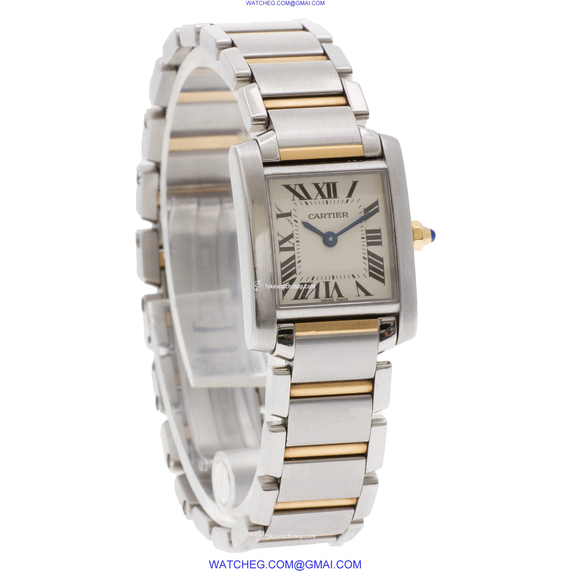Cartier W51007Q4 Tank Francaise Quartz Female Stainless Steel 4