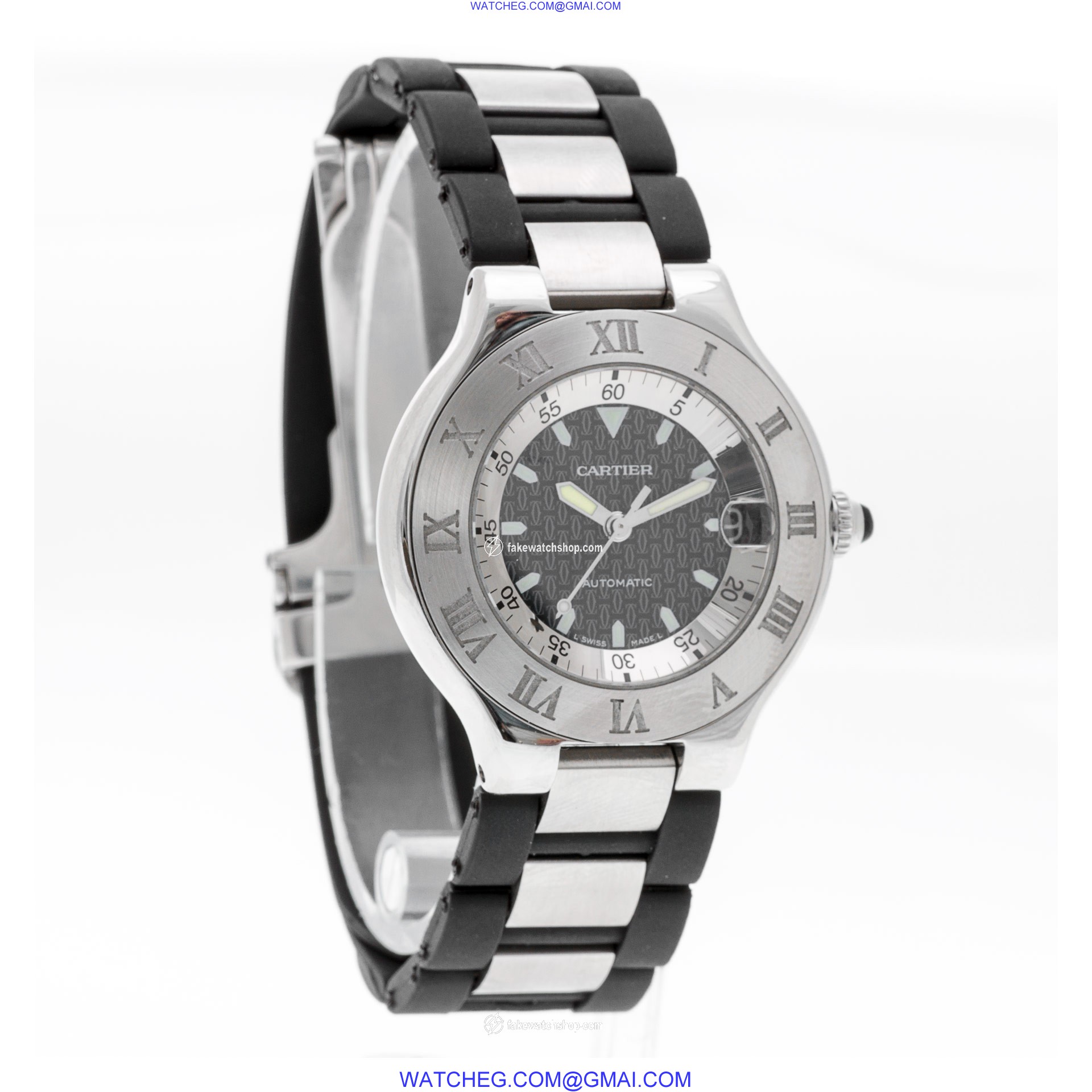 Cartier W10147U2 Autoscaph Automatic Unisex Stainless Steel 4