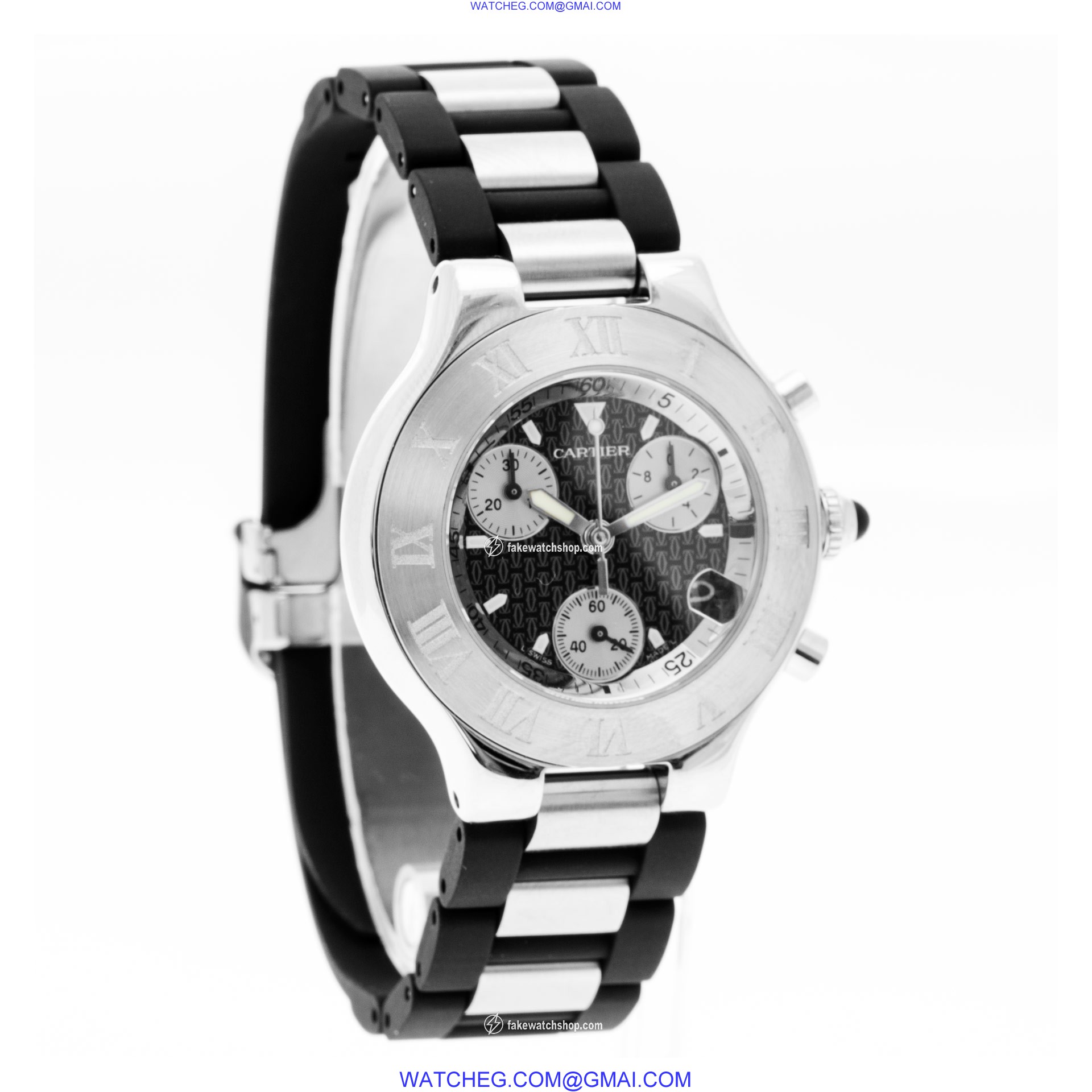 Cartier w510125u2 Chronograph Quartz Unisex Stainless Steel 4