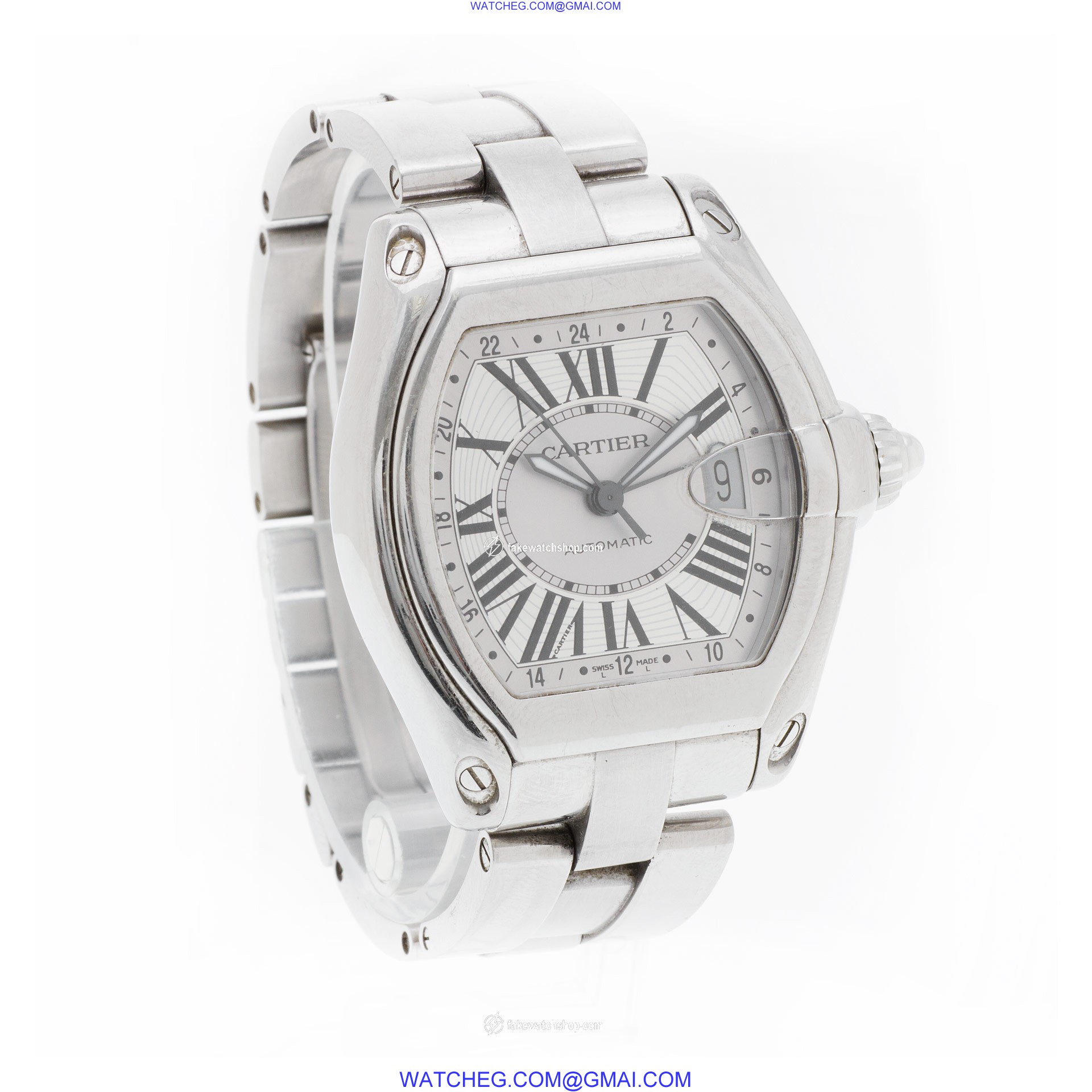 Cartier W62032X6 Roadster Automatic Male Stainless Steel 4