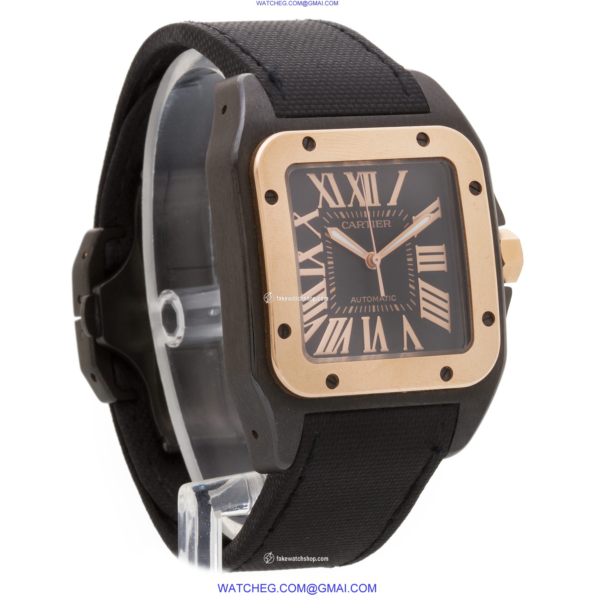 Cartier W2020009 Santos 100 Automatic Male Stainless Steel 4