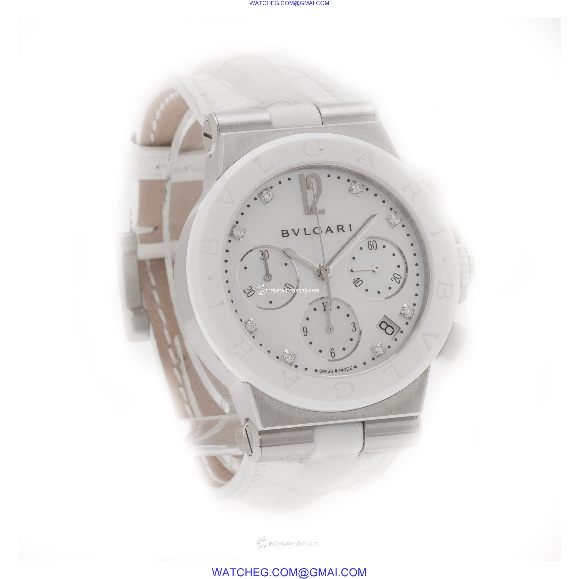 Bvlgari DG 37 SC CH Diagono Quartz Female Stainless Steel 4