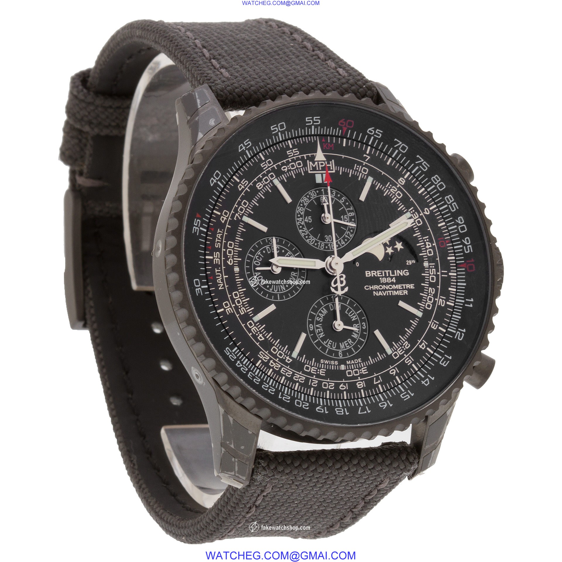 Breitling m19380 Navitimer Automatic Male Black PVD 4