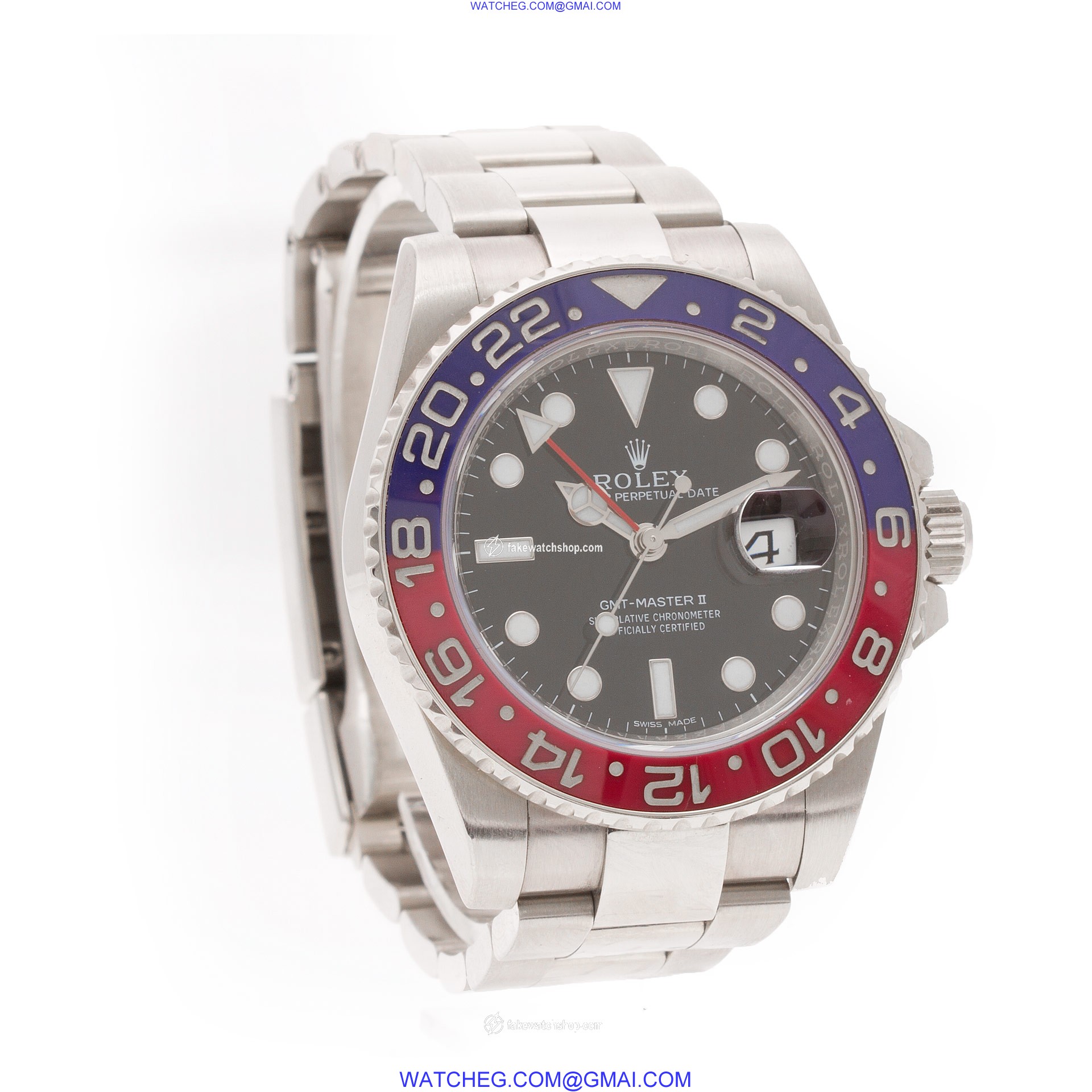 Rolex 116719 GMT-Master II Automatic Male 18k White Gold 4