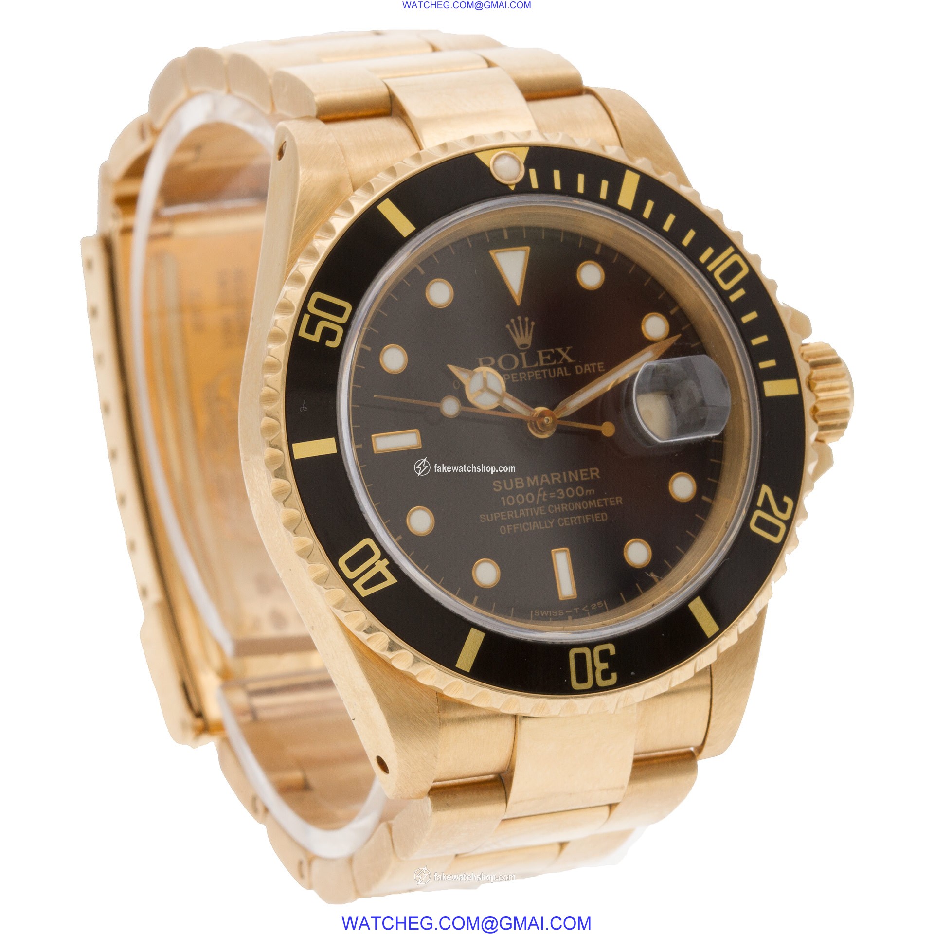 Rolex 16618 Submariner Automatic Male 18k yellow gold 4