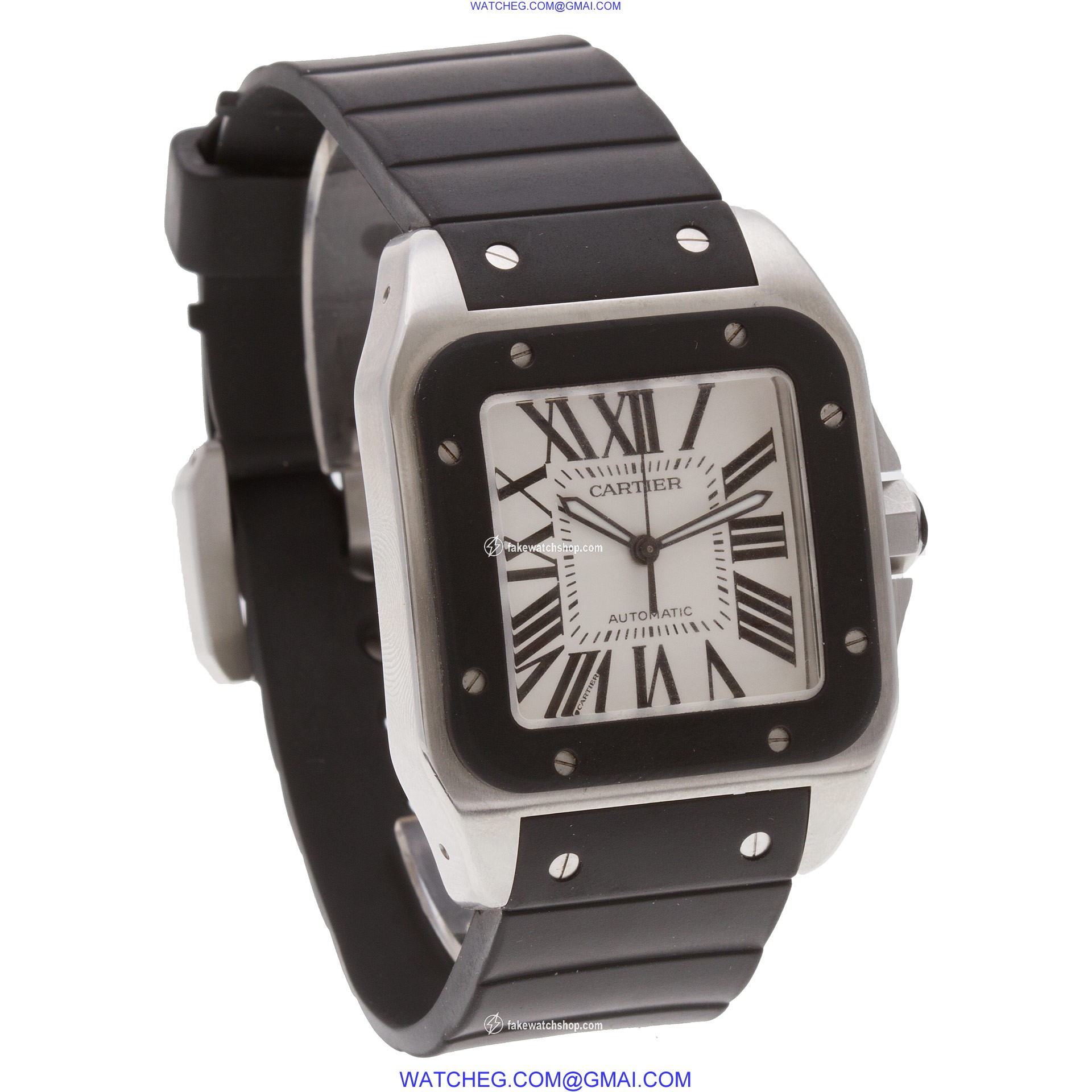 Cartier W20121U2 Santos 100 Automatic Male Stainless Steel 4