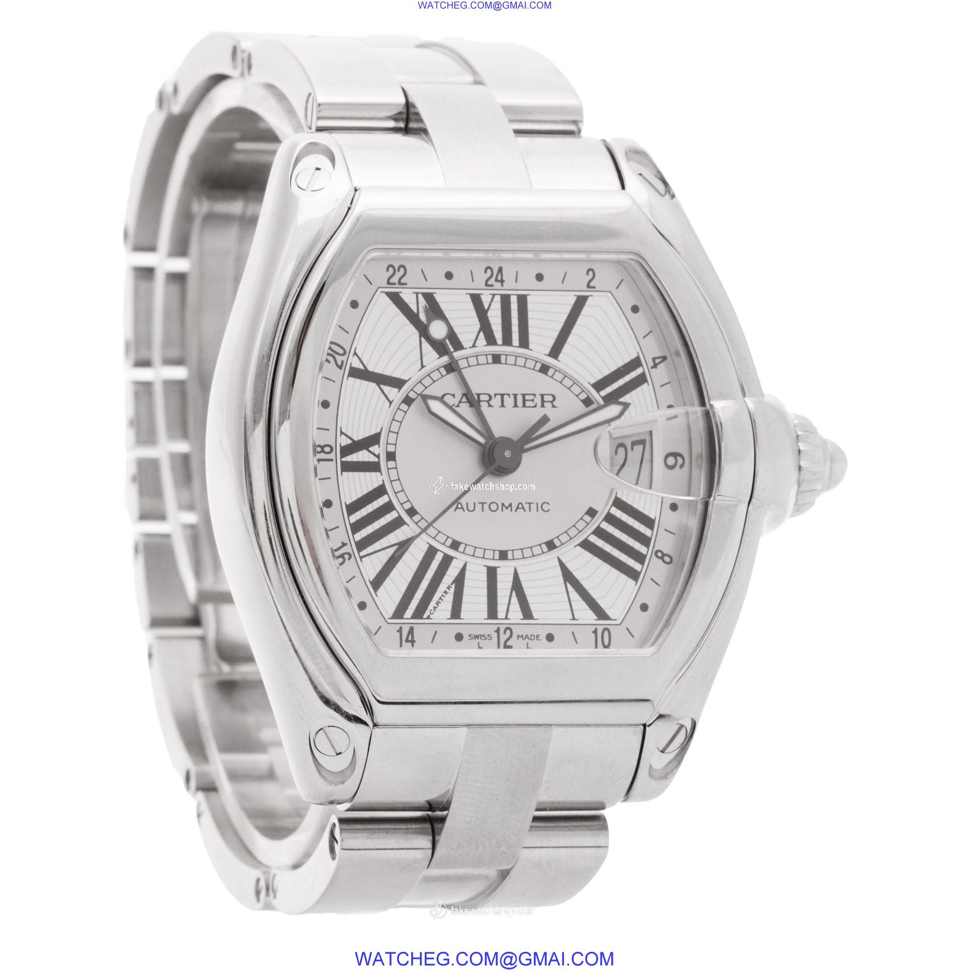 Cartier W62032X6 Roadster Automatic Male Stainless Steel 4