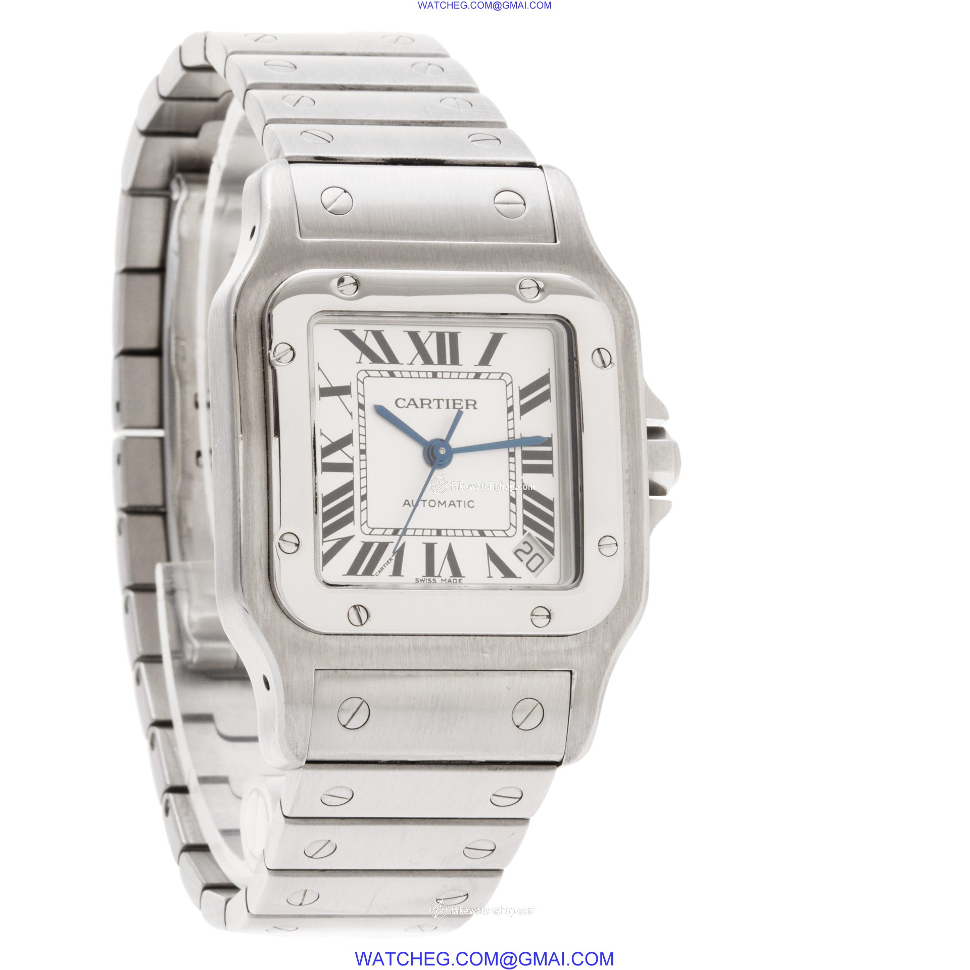 Cartier W20098D6 Santos 100 Automatic Unisex Stainless Steel 4