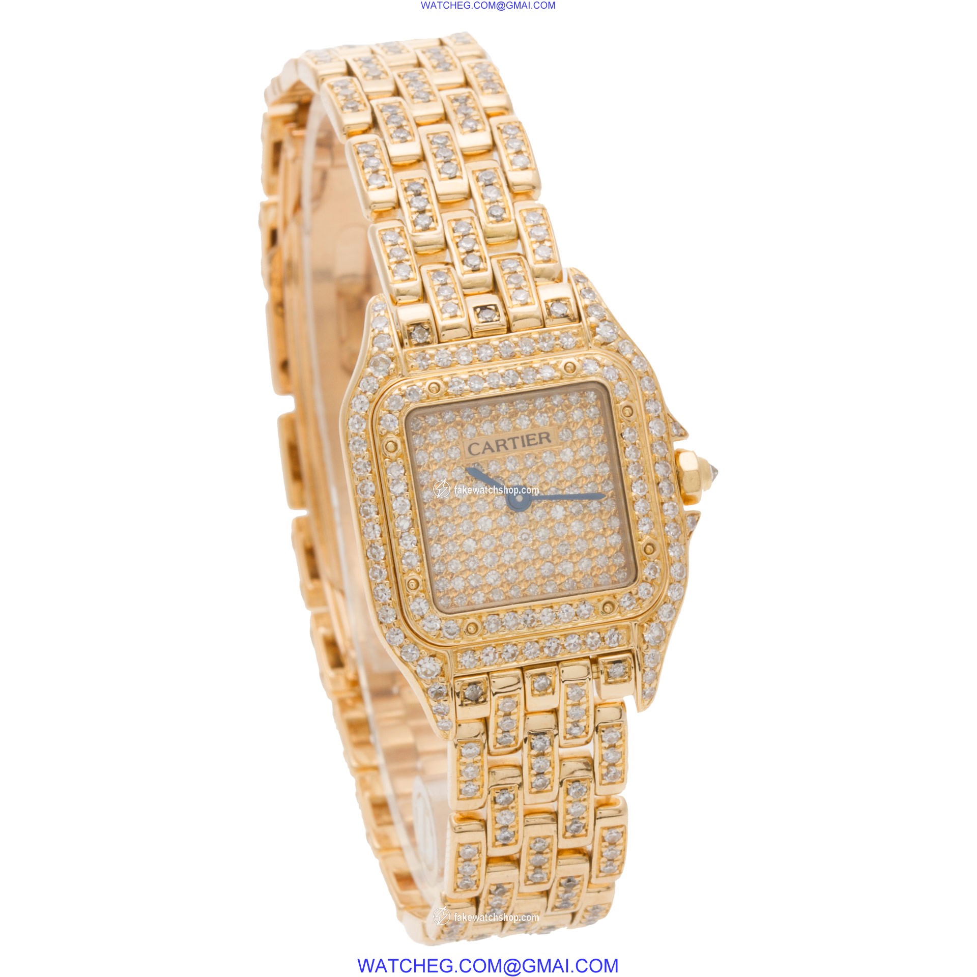Cartier cwa999999 Panthere Quartz Female 18k yellow gold 4
