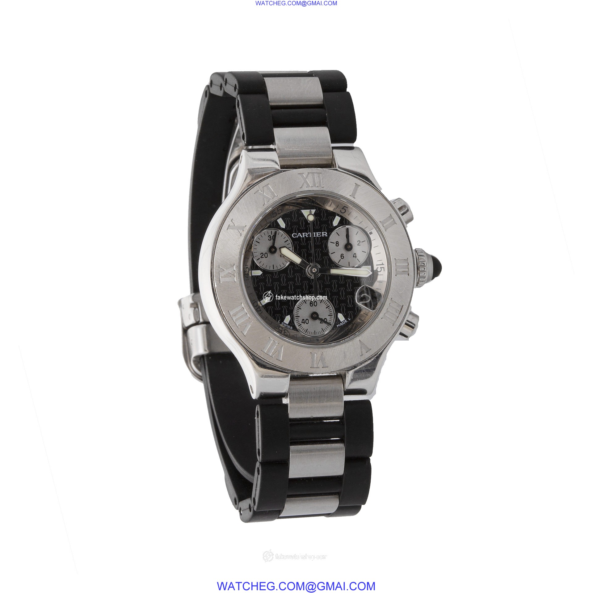 Cartier 2996 Chronoscaph Quartz Female Stainless Steel 4